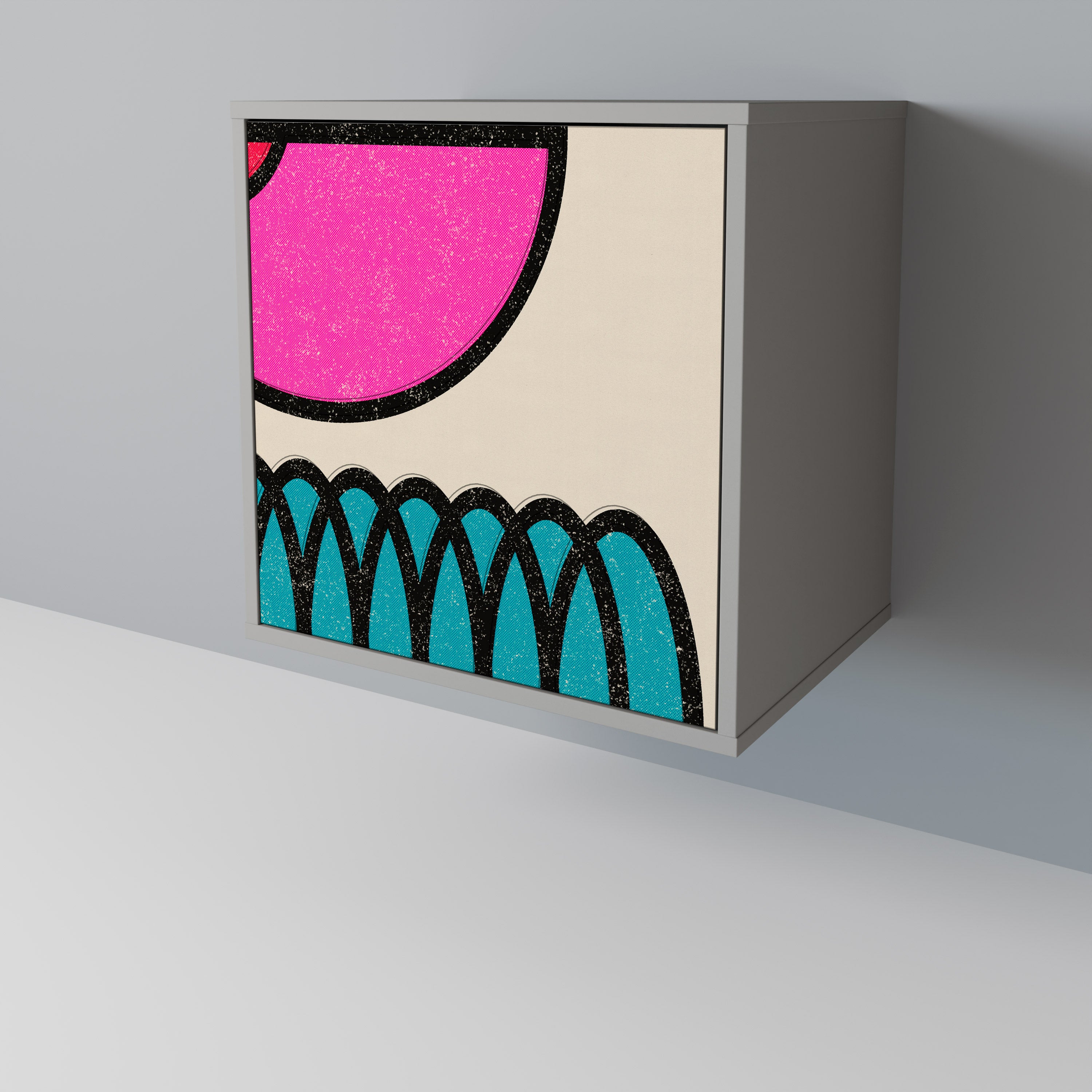 GEOMETRIC RHAPSODY 1-Door Sideboard