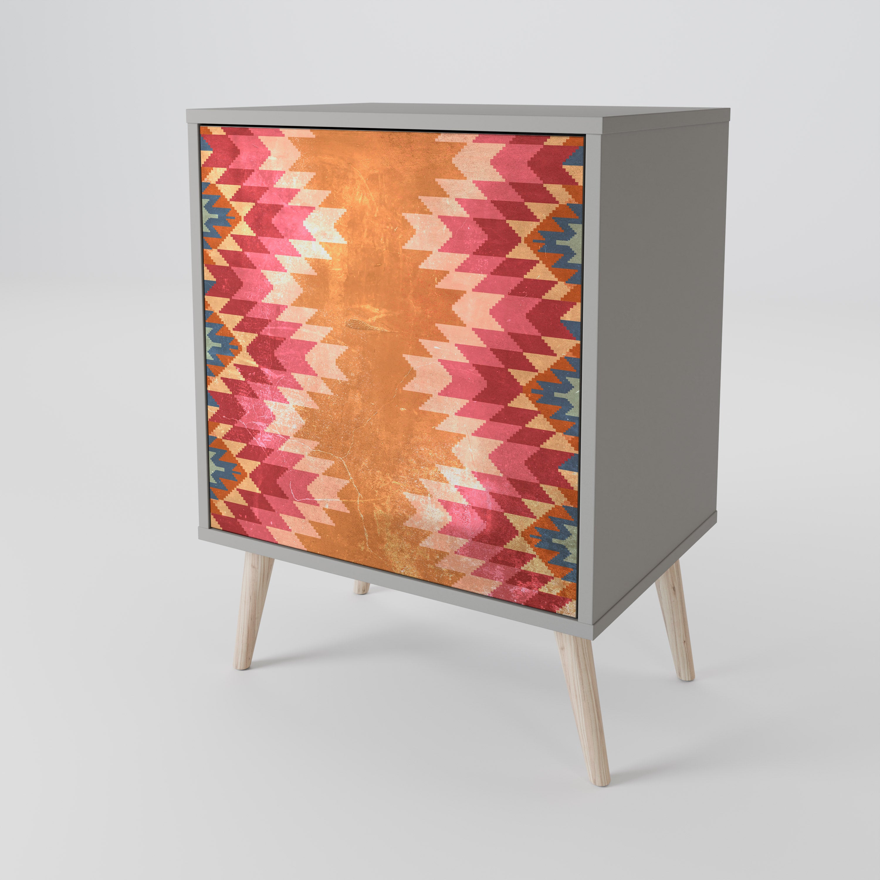 INDIAN FOLK 1-Door Sideboard