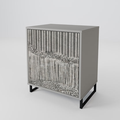 GRAIN LINES 1-Door Sideboard