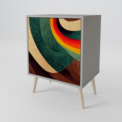 COLORFUL STRANDS 1-Door Sideboard