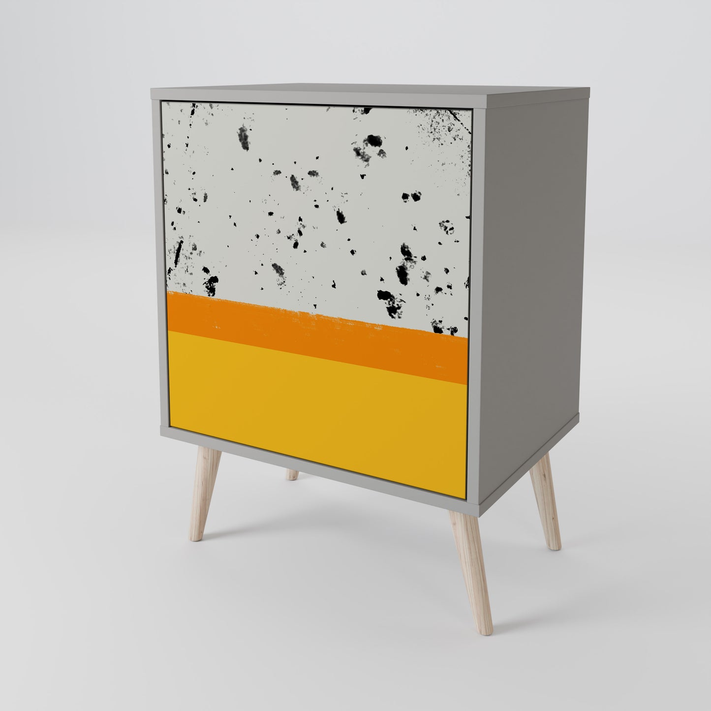 DYED BY ORANGE 1-Door Sideboard