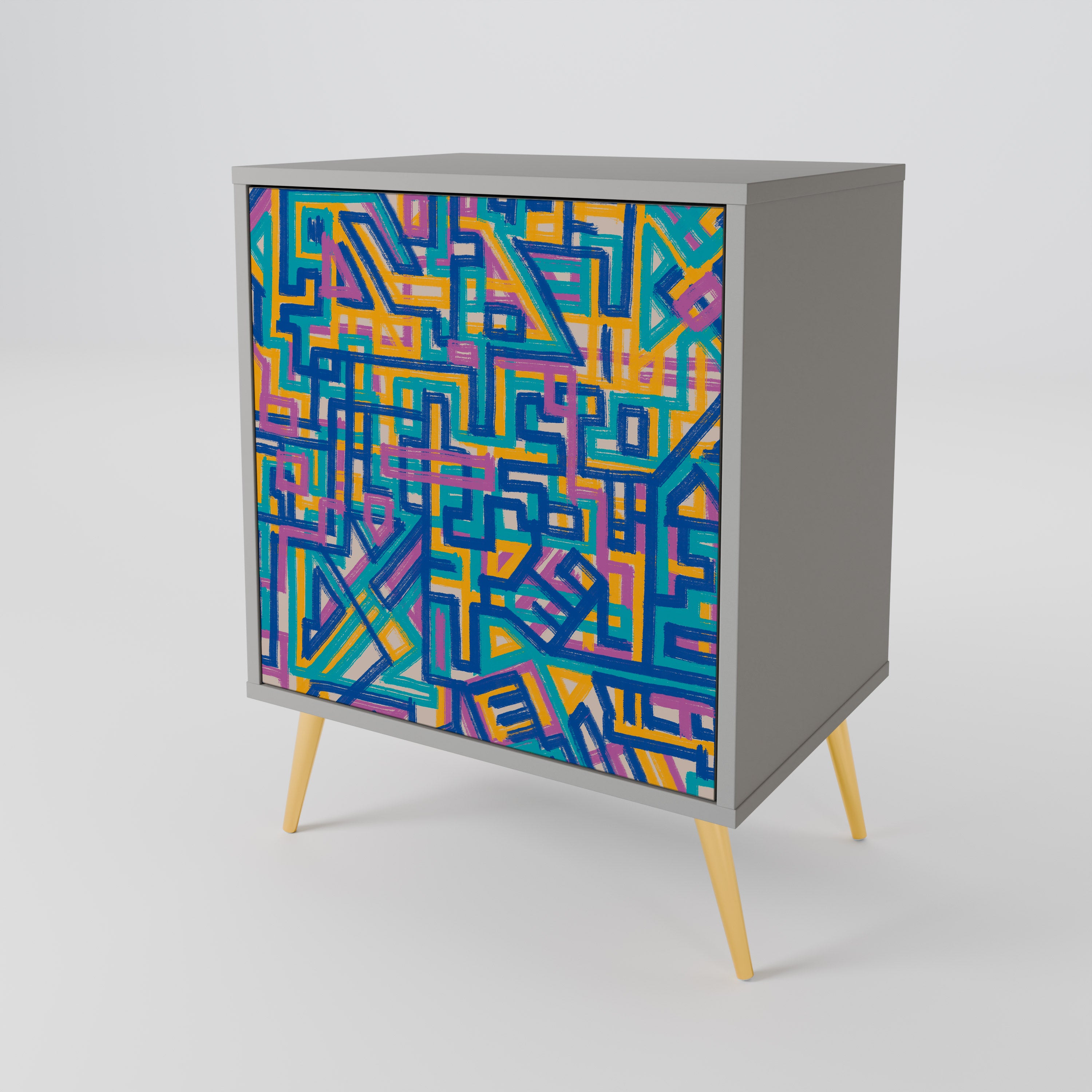 MEMORIES MAP 1-Door Sideboard