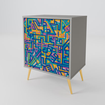 MEMORIES MAP 1-Door Sideboard