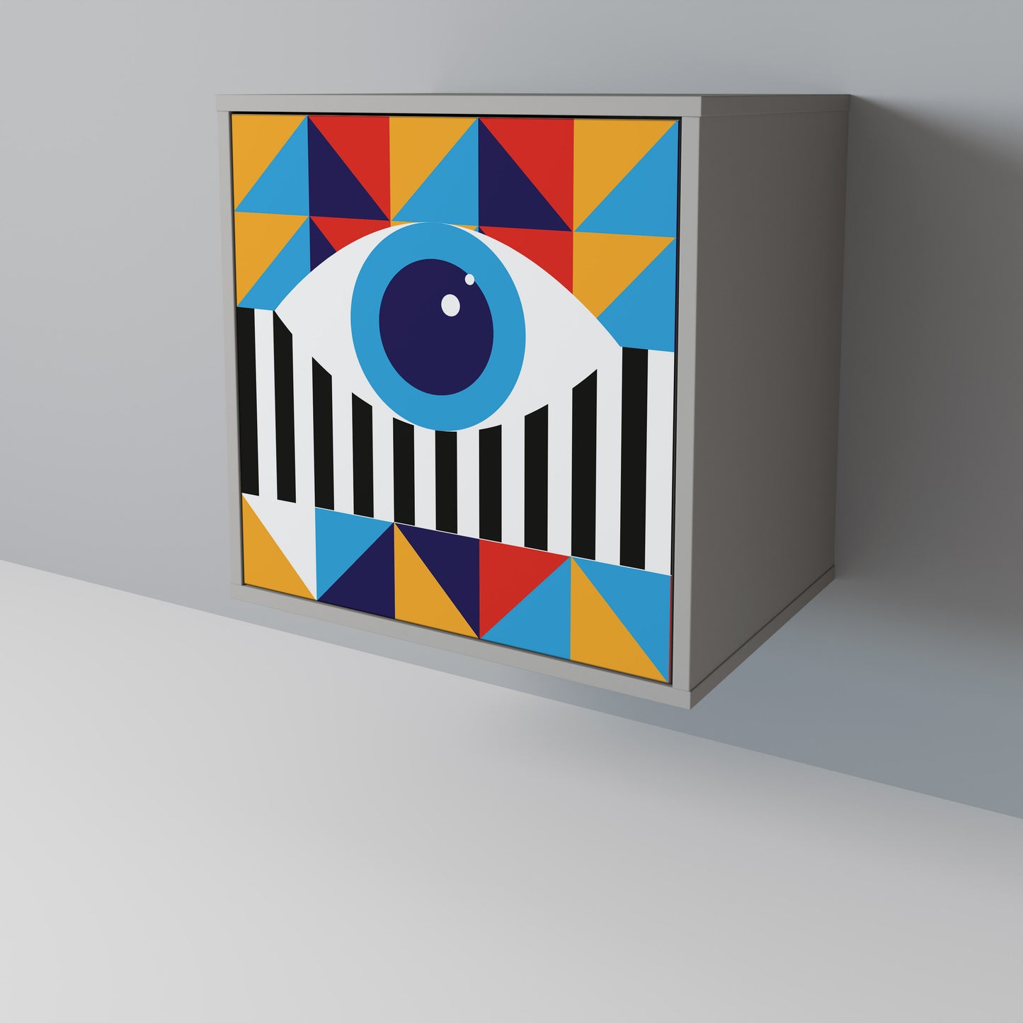 ABSTRACTION AND GEOMETRY 1-Door Sideboard
