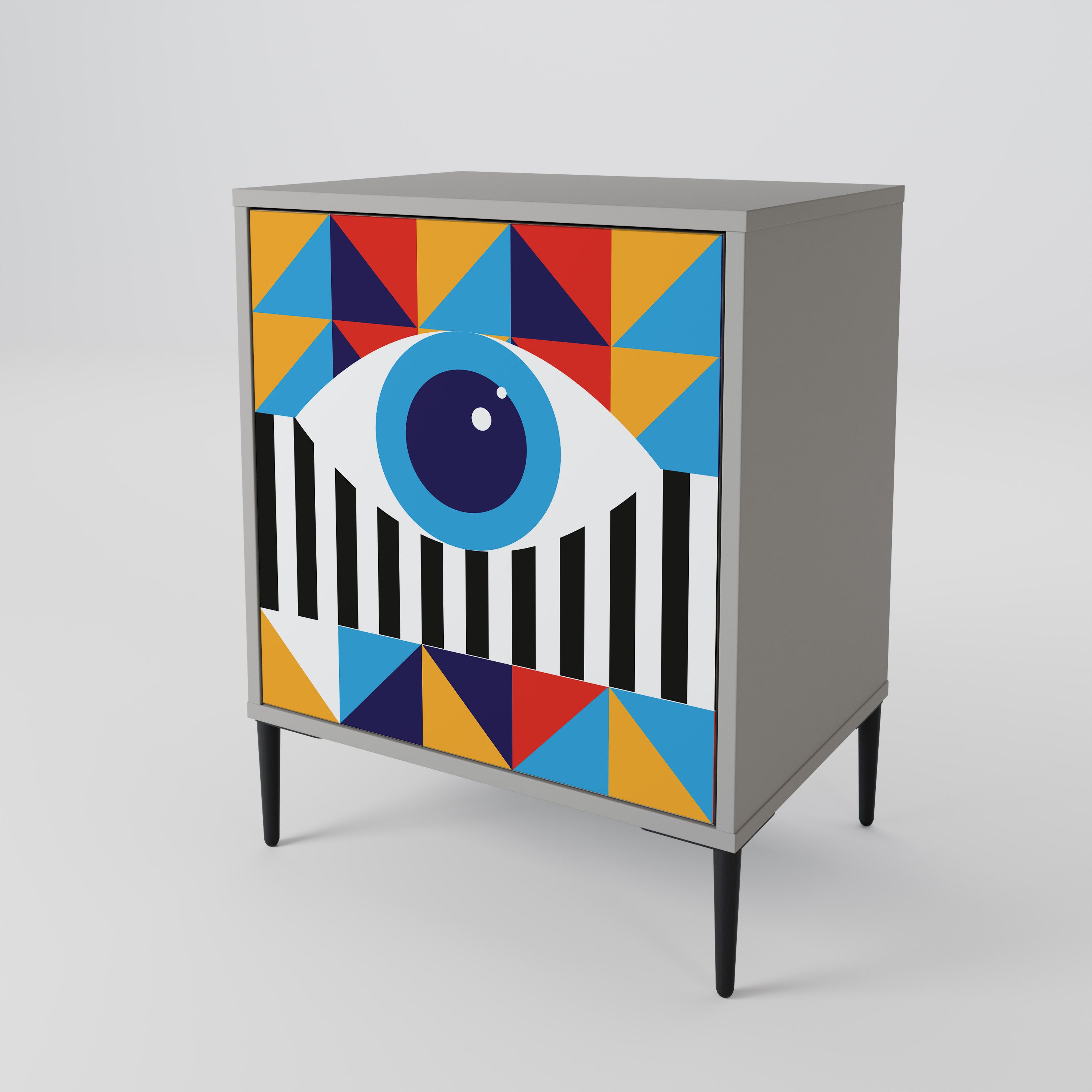 ABSTRACTION AND GEOMETRY 1-Door Sideboard