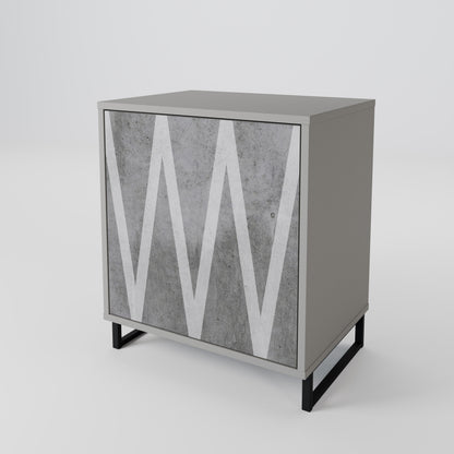 SOLID ZIG ZAG 1-Door Sideboard