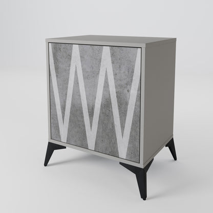 SOLID ZIG ZAG 1-Door Sideboard