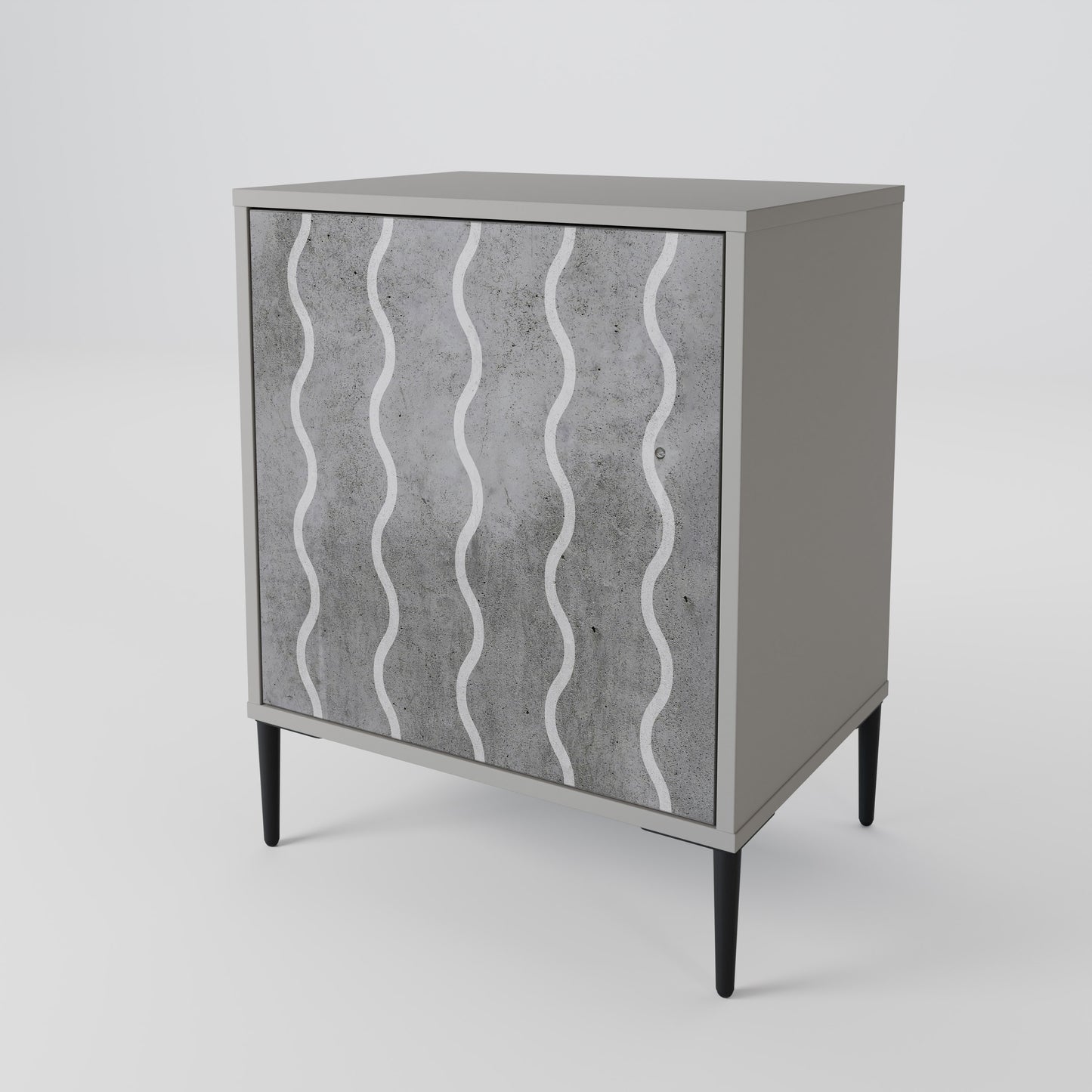 WAVES OF CONCRETE 1-Door Sideboard