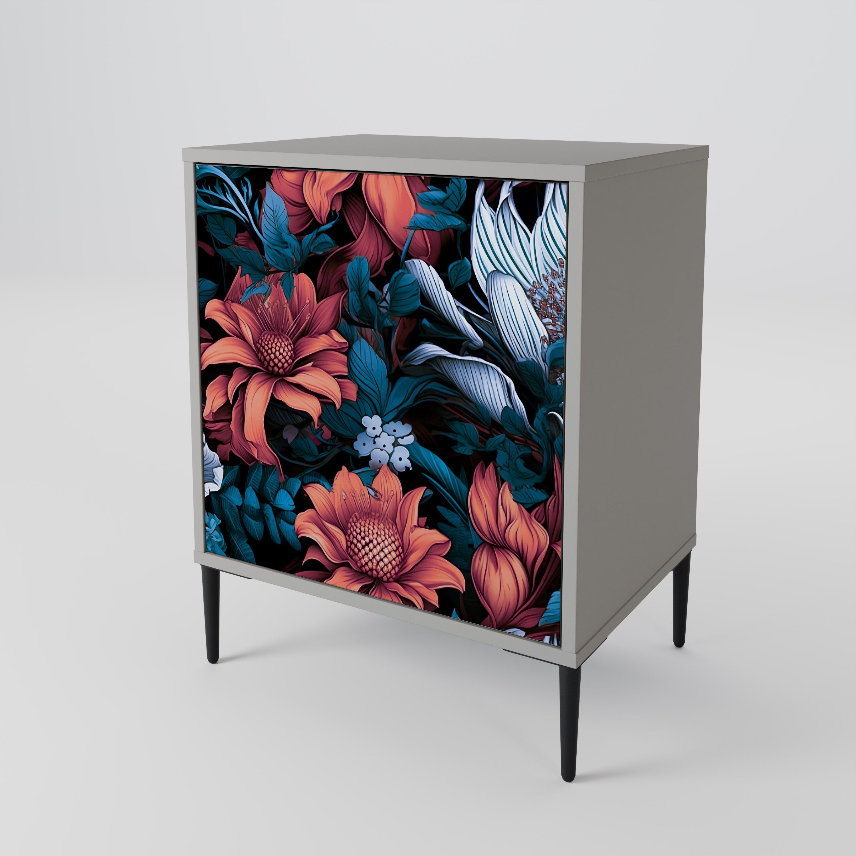 ETHEREAL BLOSSOMS 1-Door Sideboard