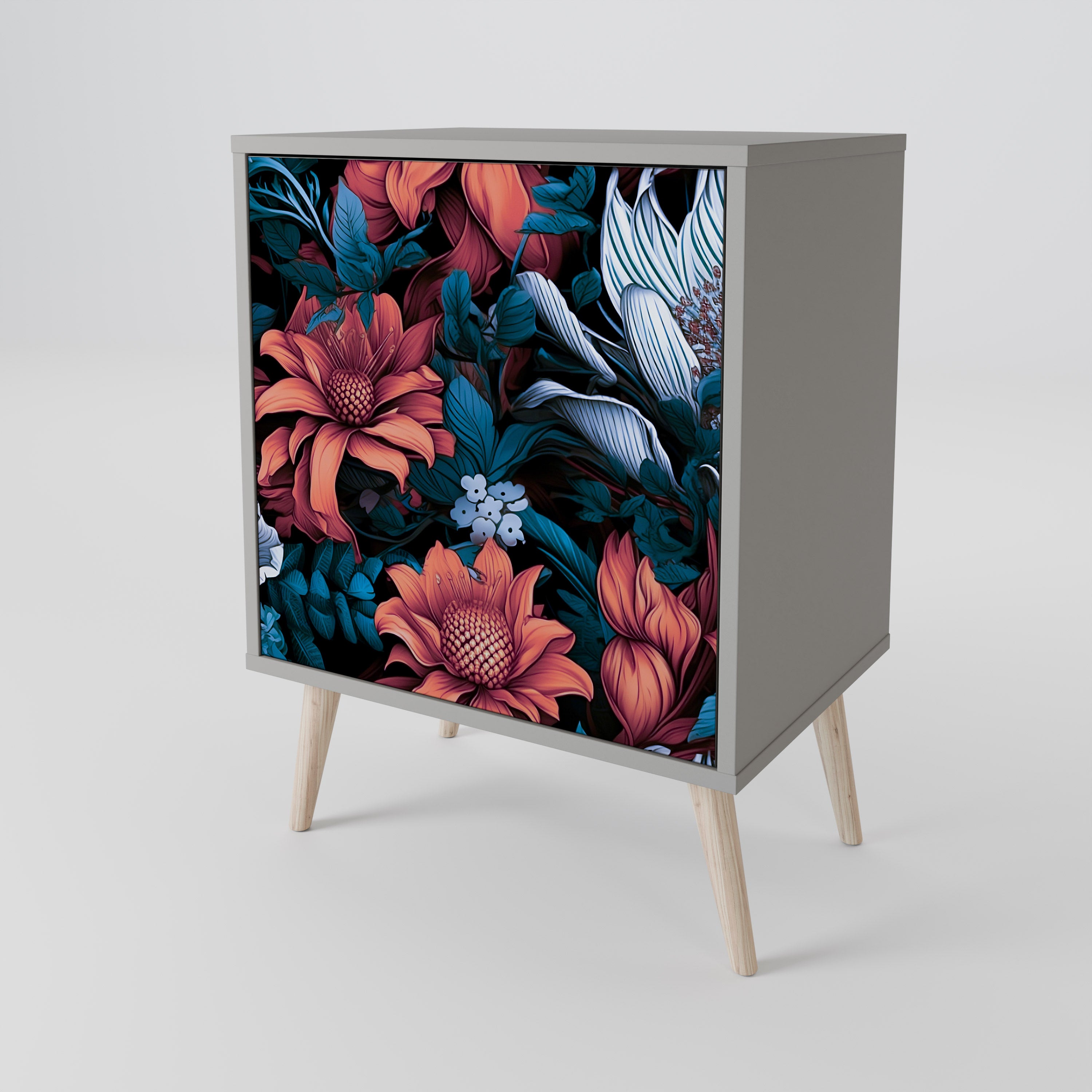 ETHEREAL BLOSSOMS 1-Door Sideboard