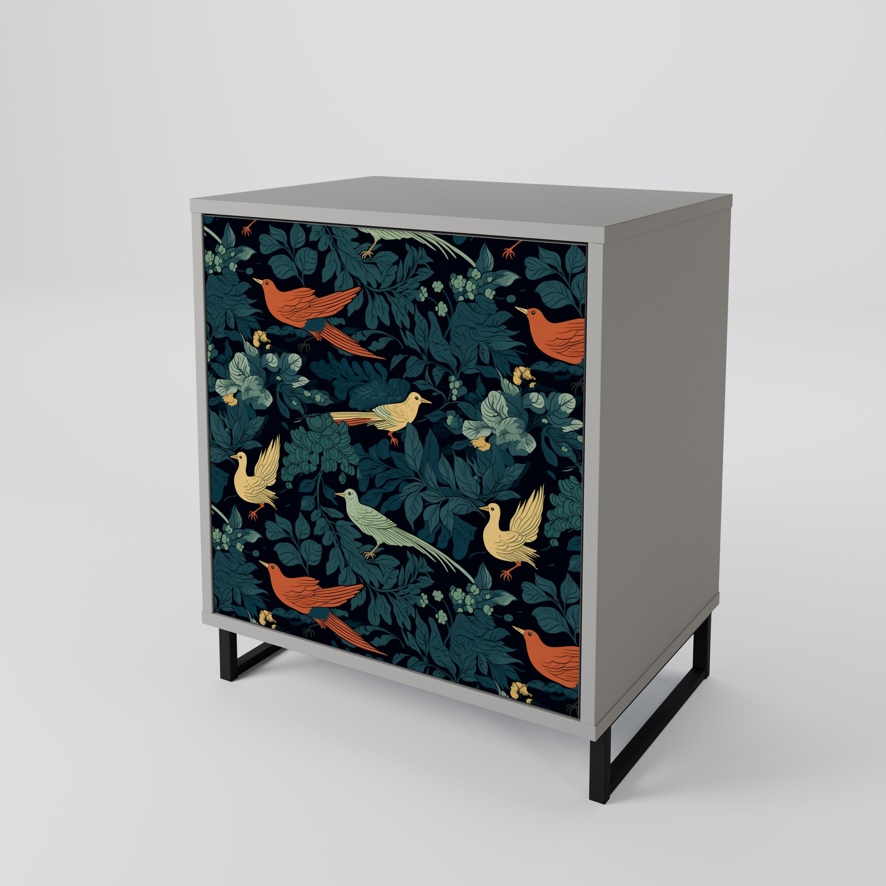 FOWL ORNAMENT 1-Door Sideboard
