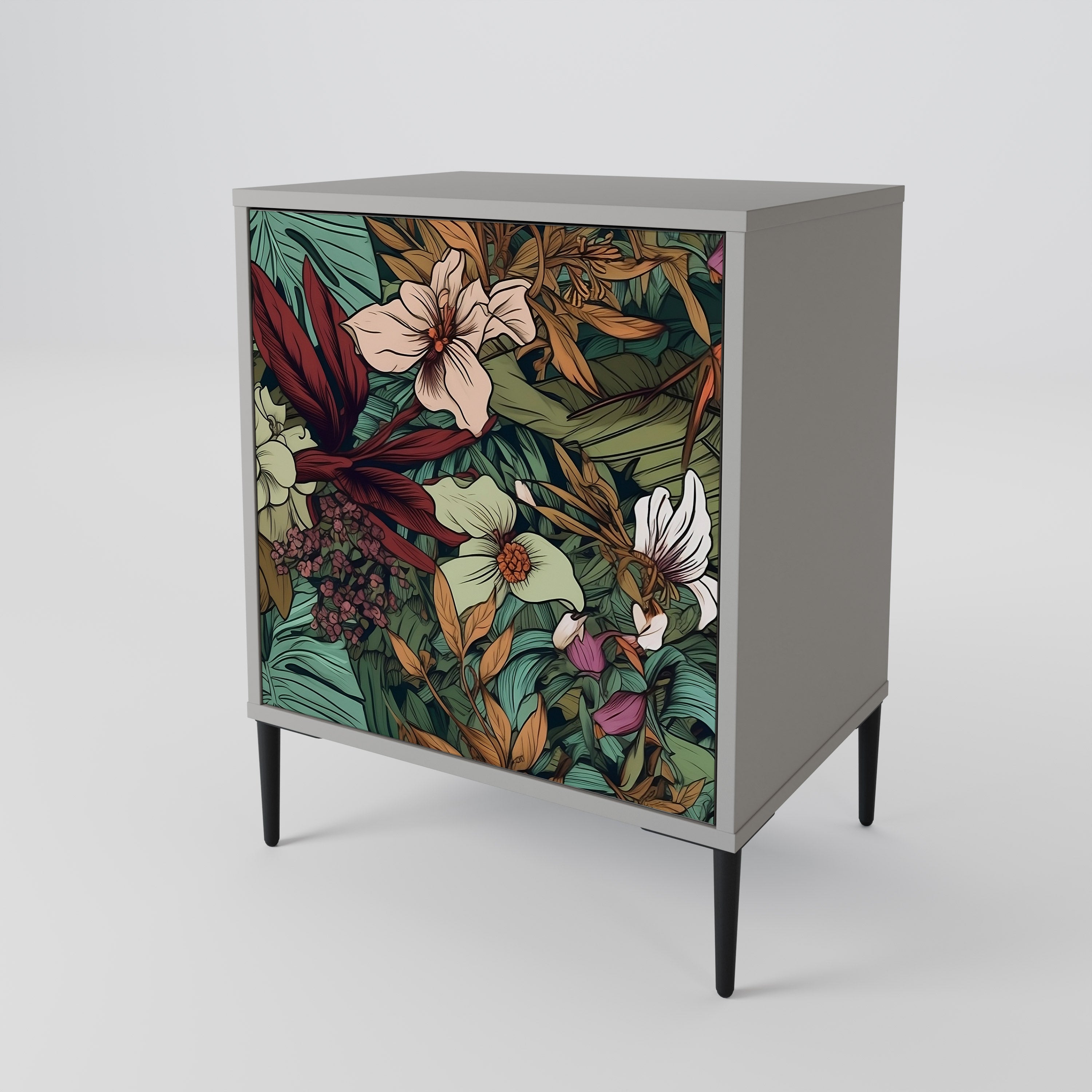 BOTANICAL EMERGENCE 1-Door Sideboard