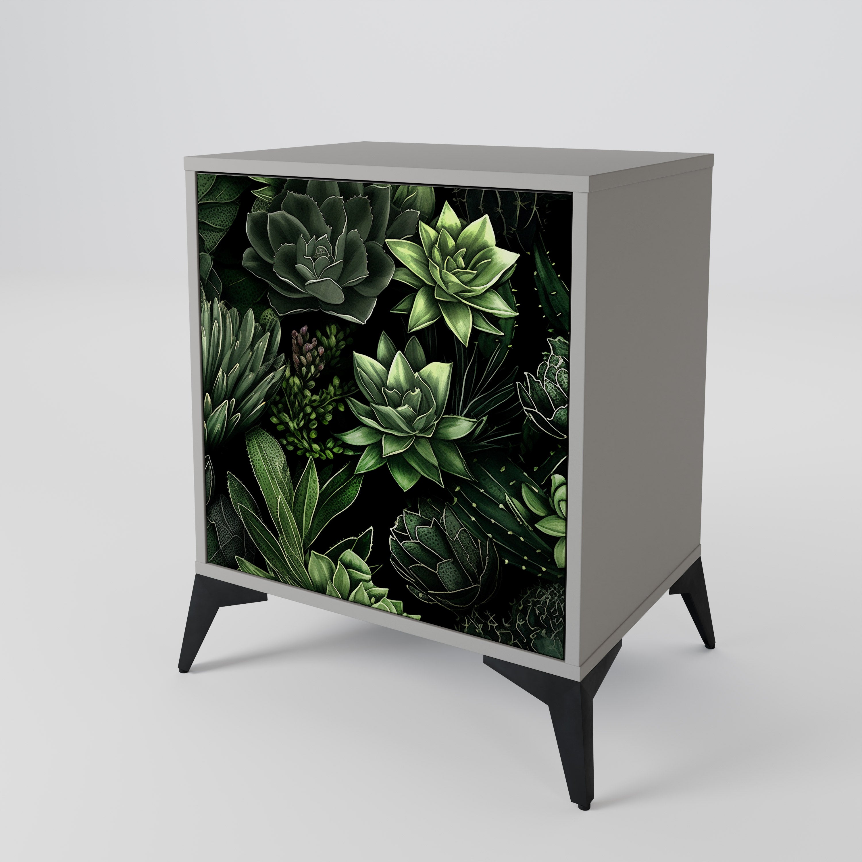 SUCCULENT JUNGLE 1-Door Sideboard