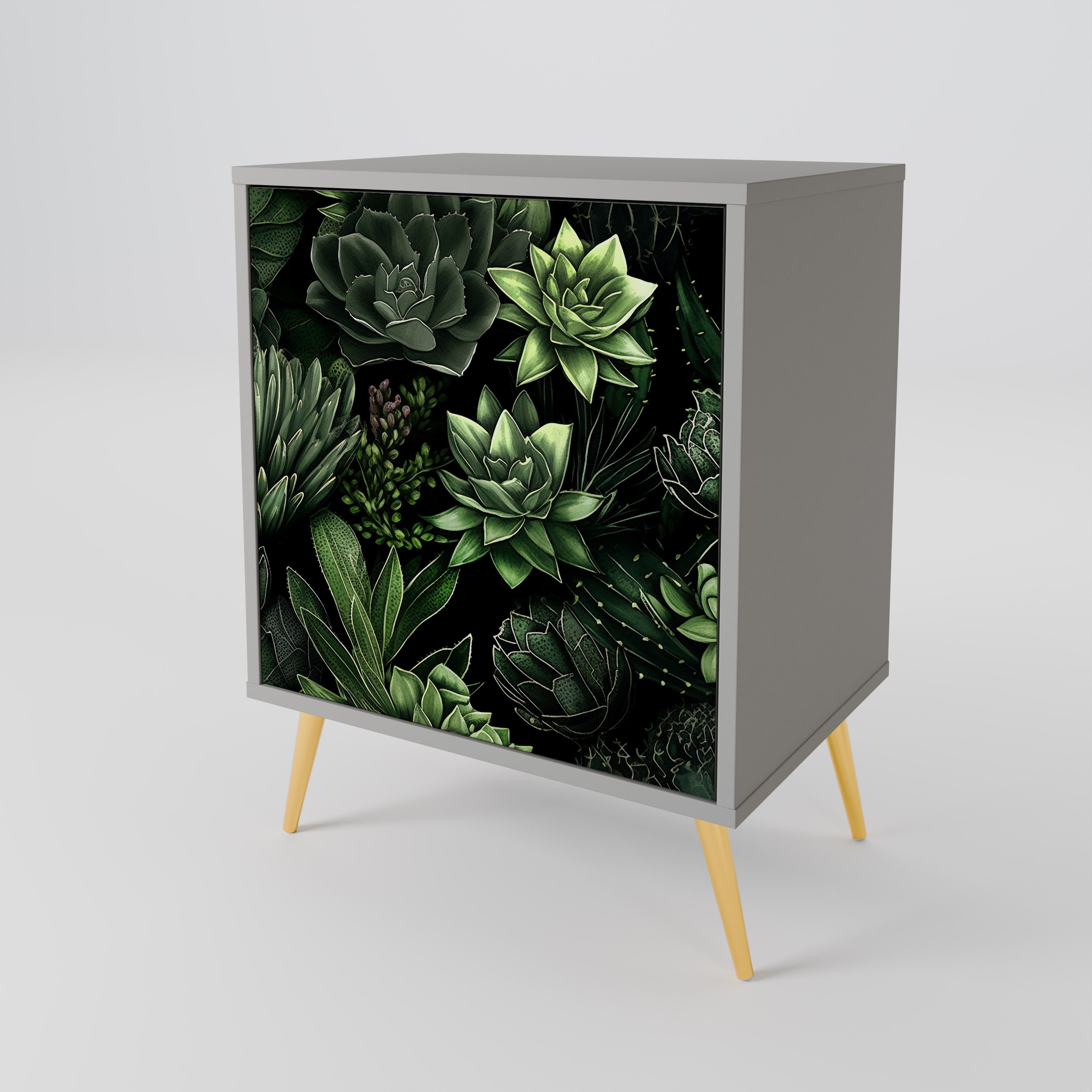 SUCCULENT JUNGLE 1-Door Sideboard