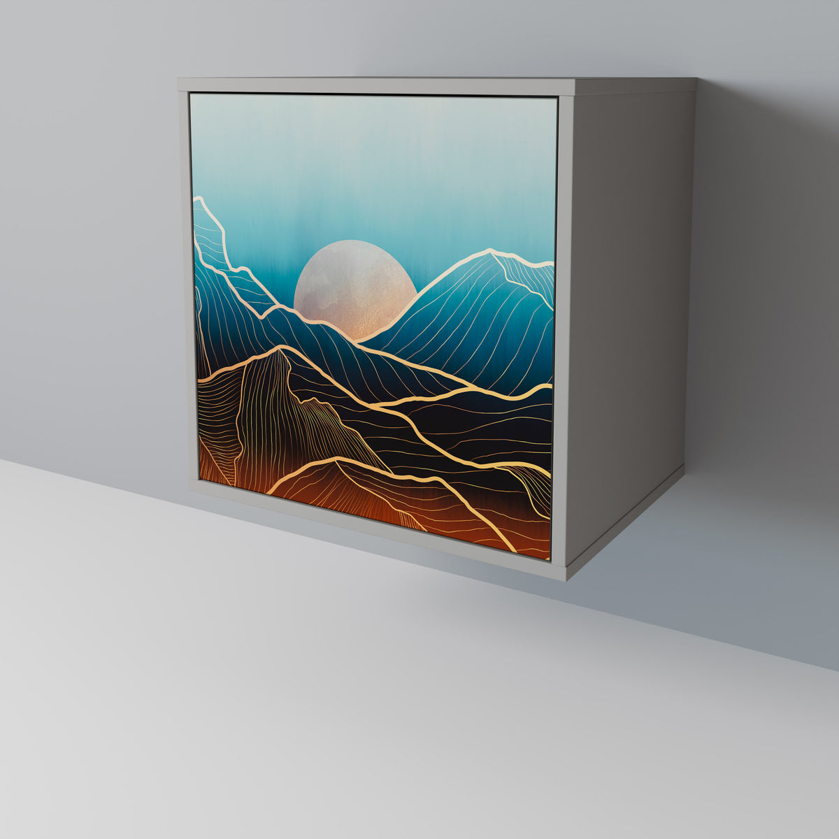 LUNAR SECRETS 1-Door Sideboard
