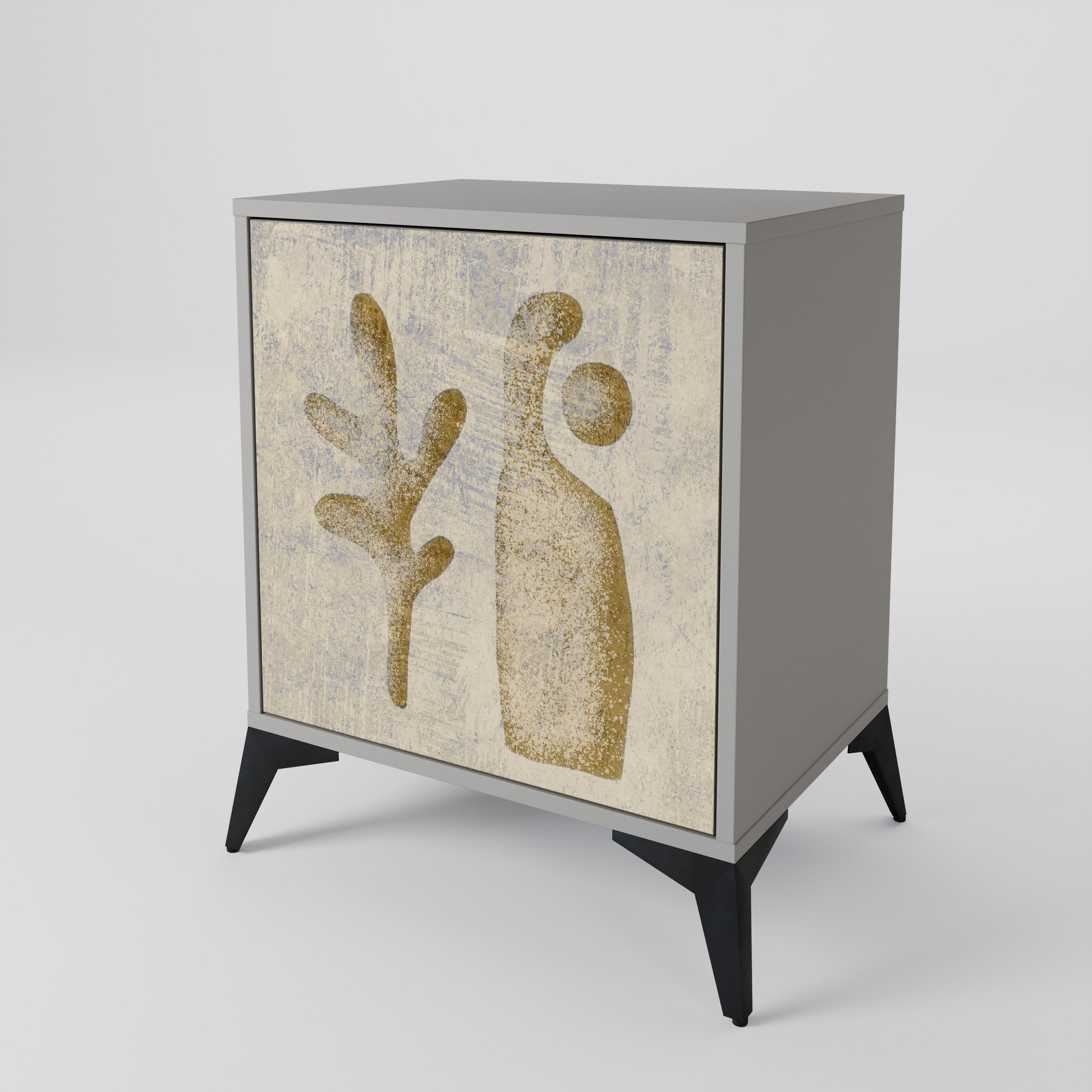 SAND SCULPTURES 1-Door Sideboard