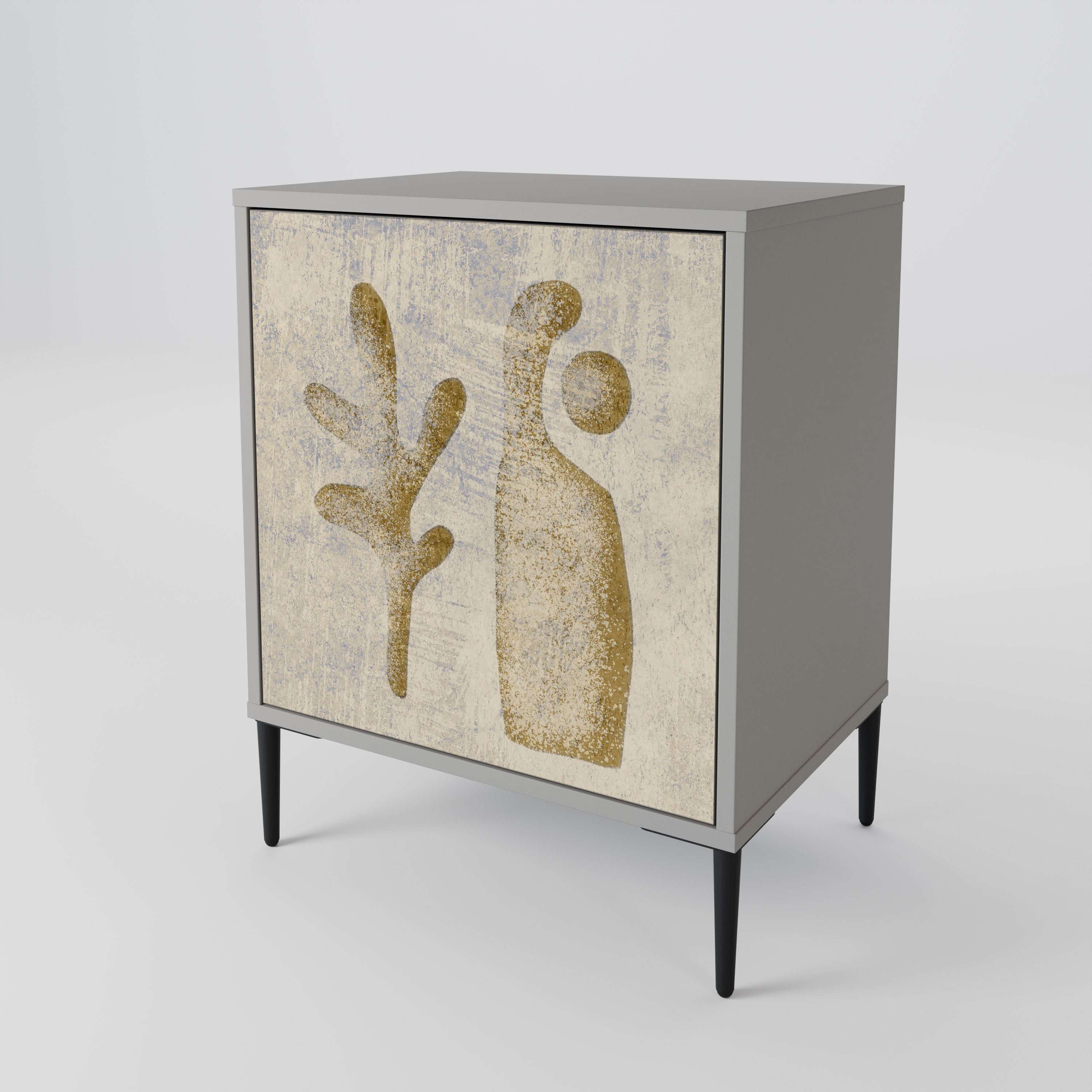 SAND SCULPTURES 1-Door Sideboard