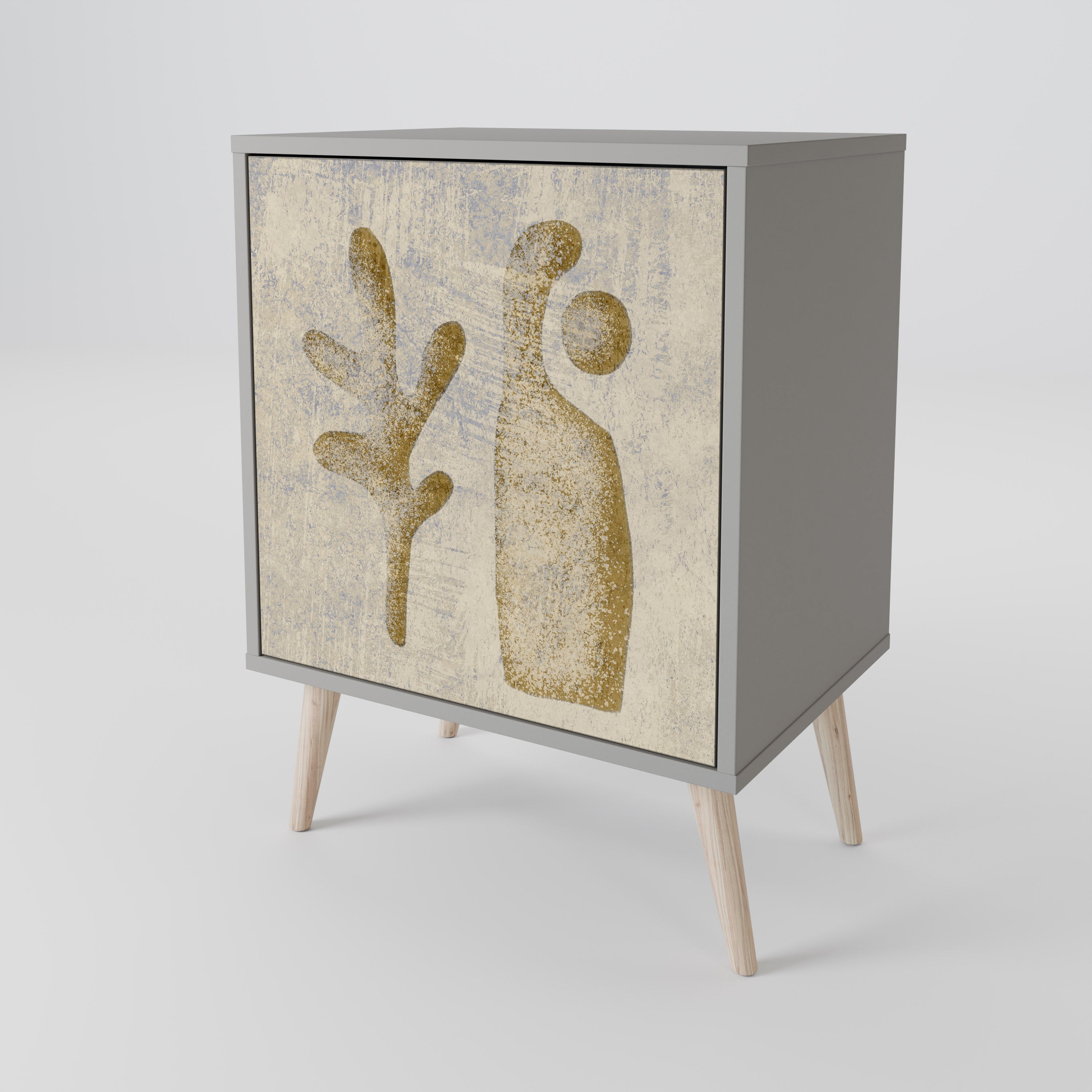 SAND SCULPTURES 1-Door Sideboard