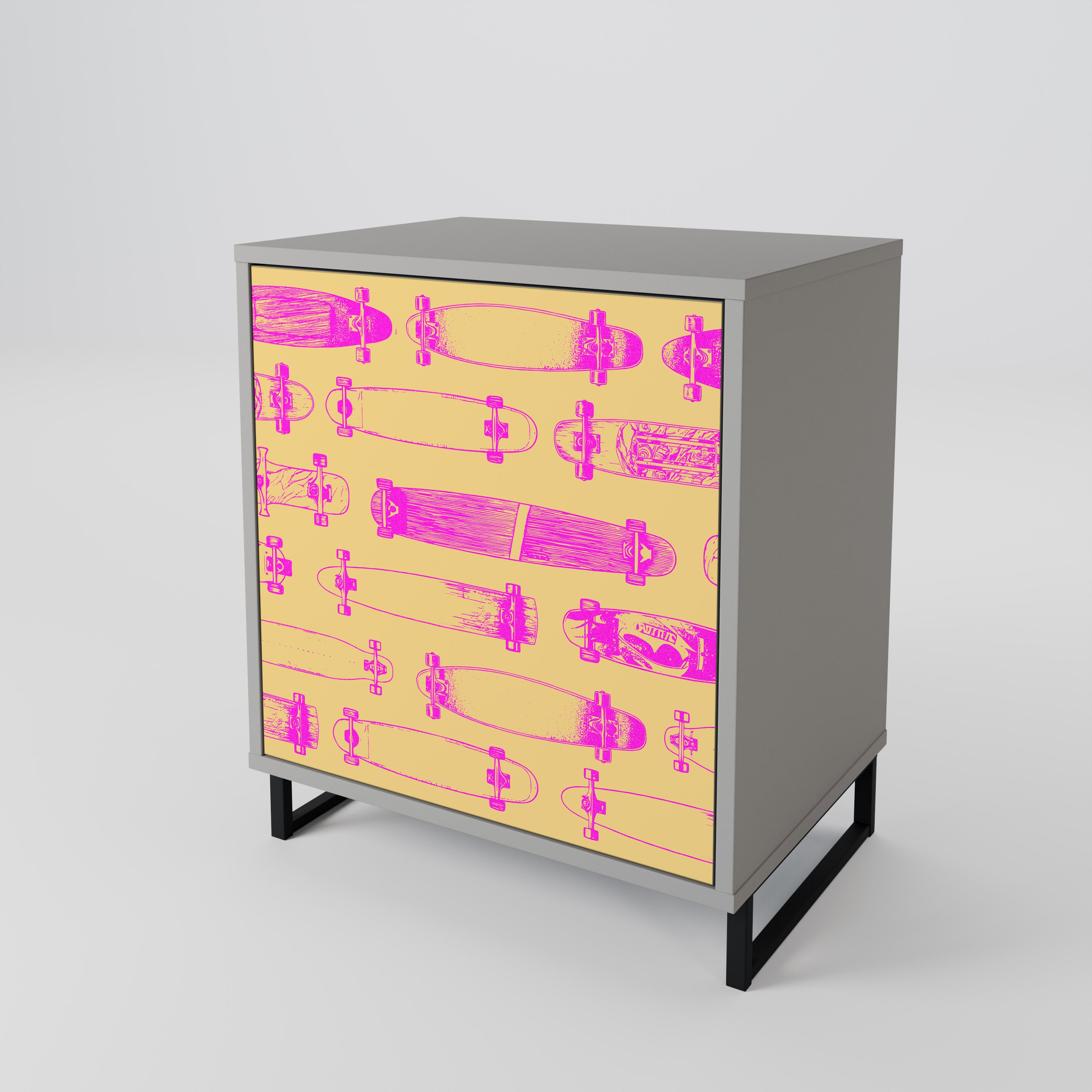 SKATEBOARD ARTISTRY 1-Door Sideboard