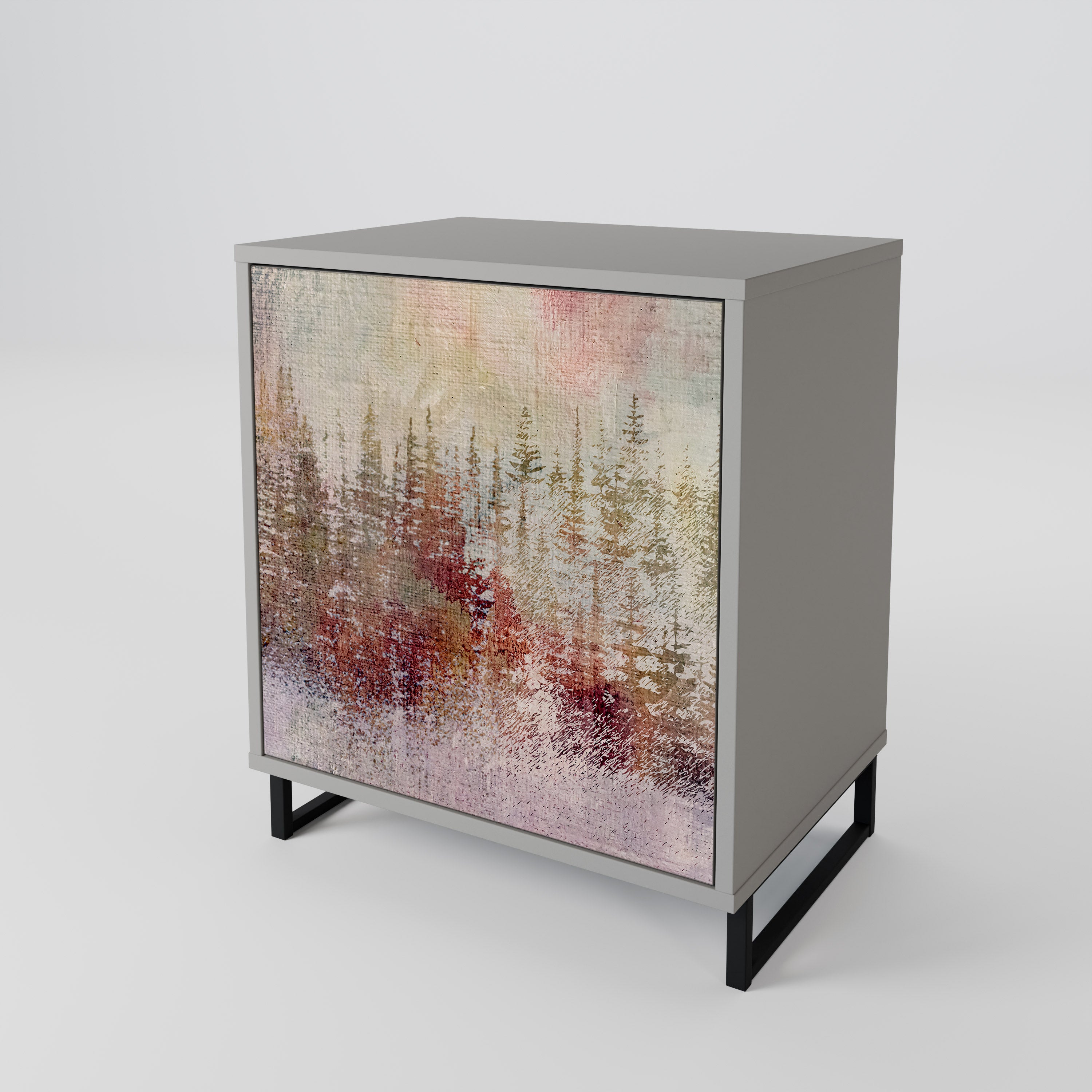 VEILED SUMMIT 1-Door Sideboard