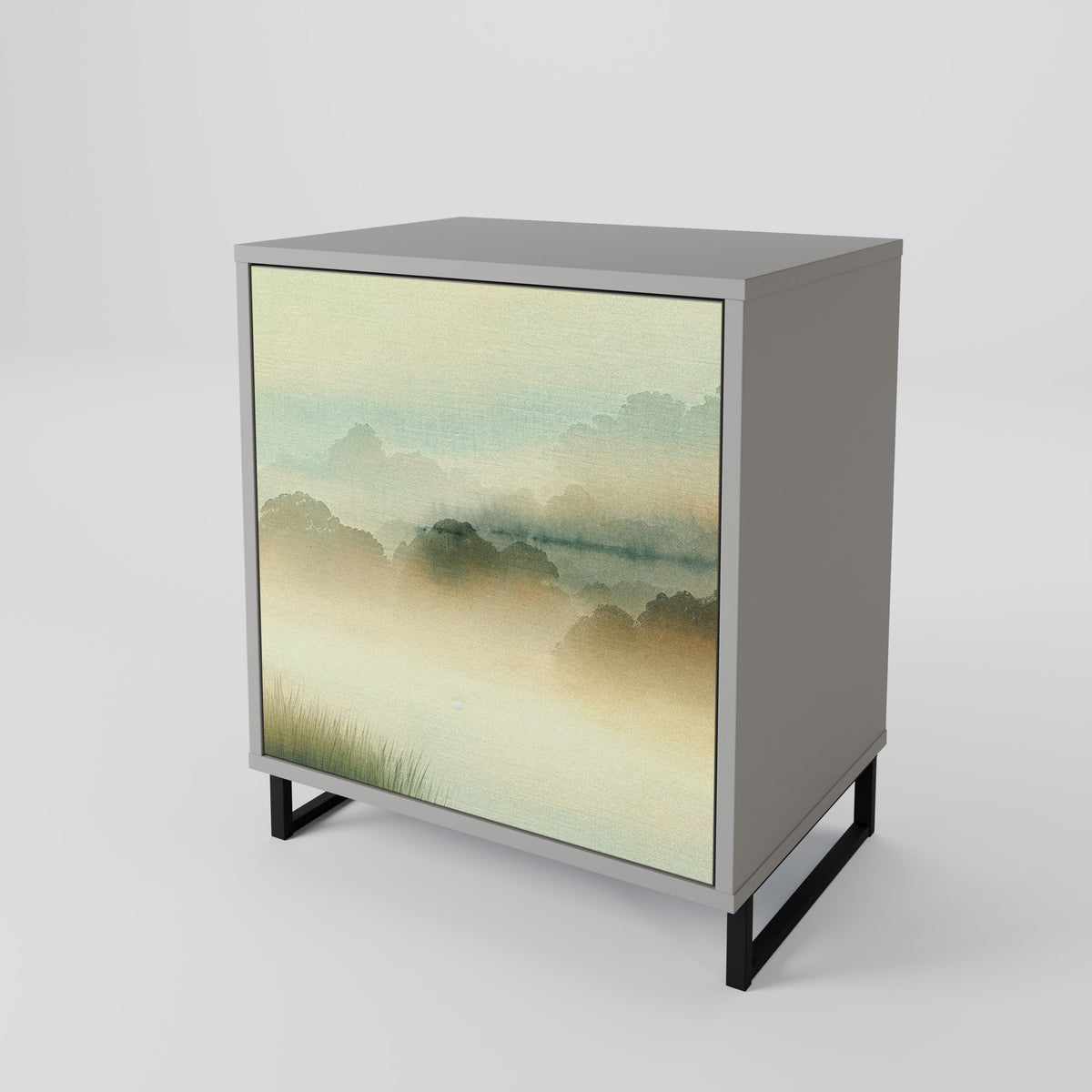 MORNING BY THE LAKE 1-Door Sideboard