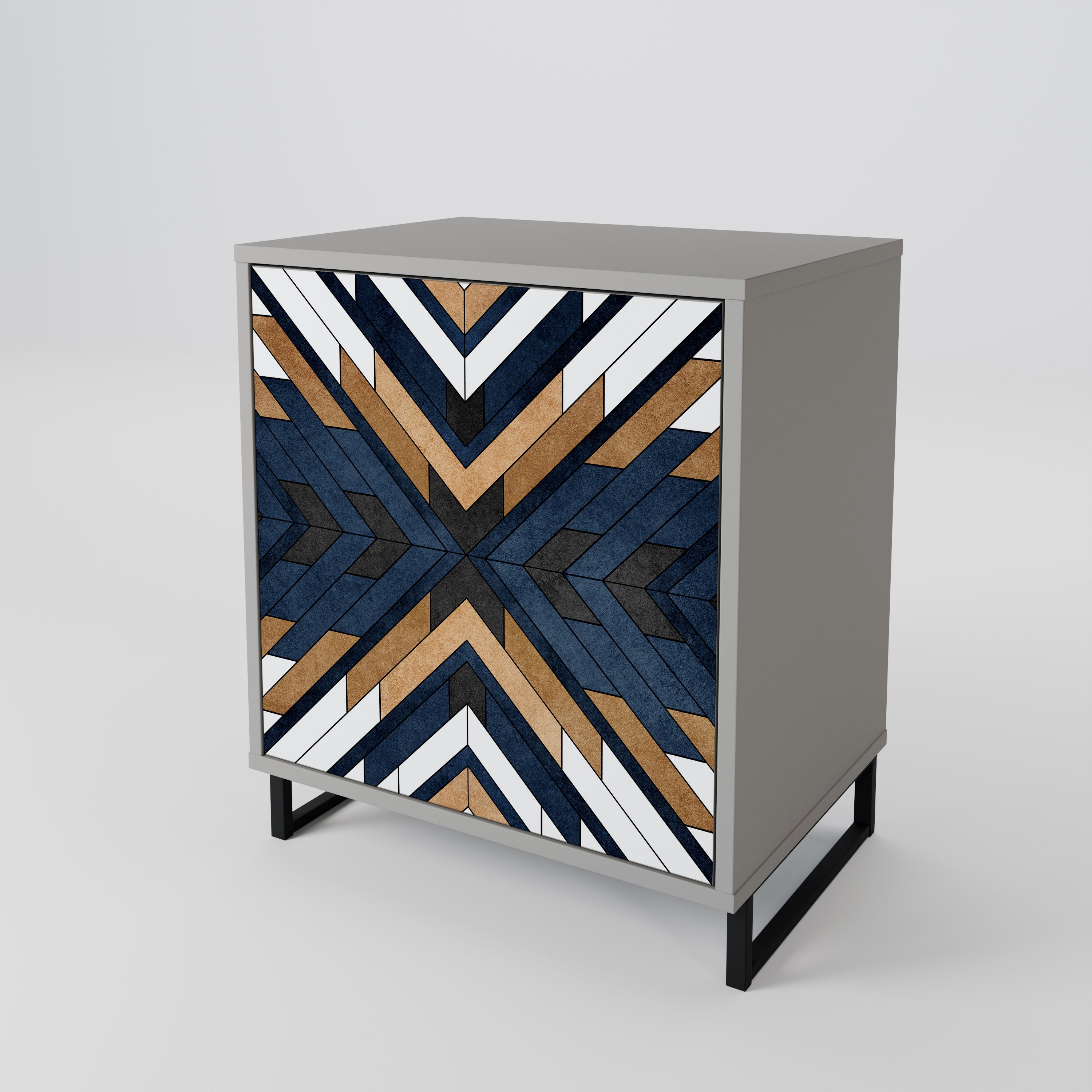 ARTFUL GEOMETRY 1-Door Sideboard
