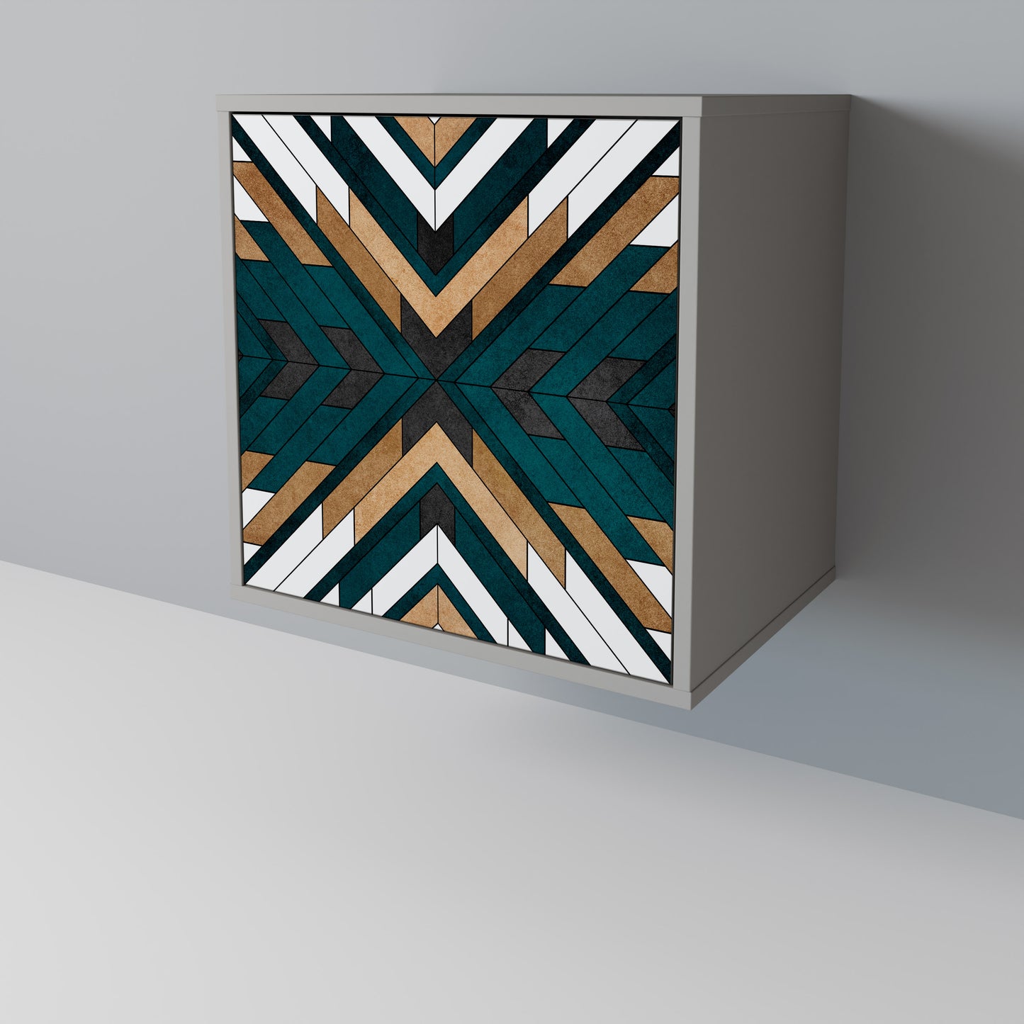 ARTISTIC GEOMETRY 1-Door Sideboard