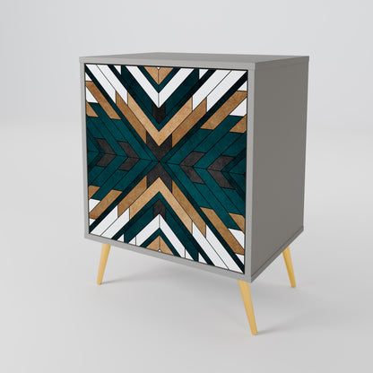 ARTISTIC GEOMETRY 1-Door Sideboard