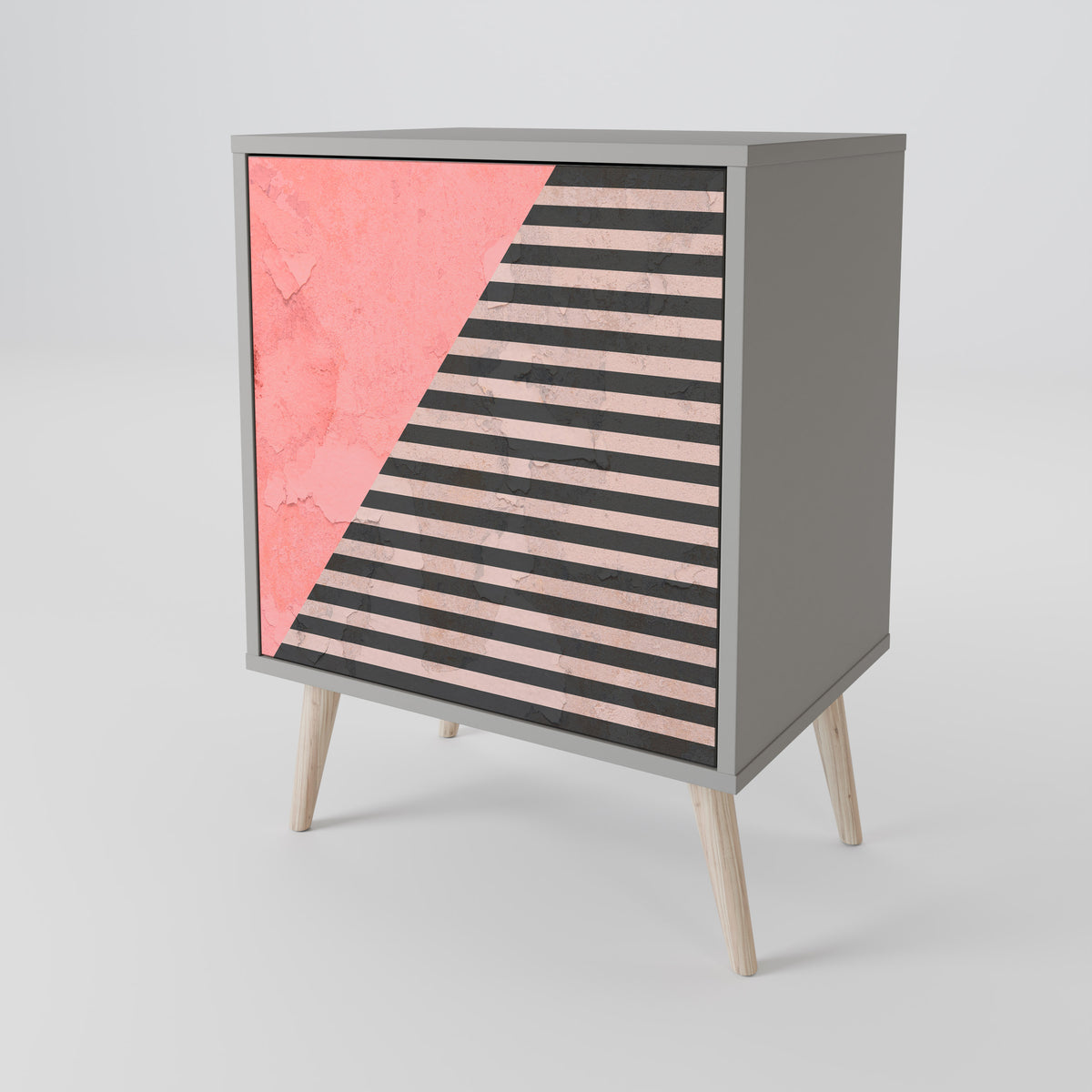 GLAMOROUS STRIPE 1-Door Sideboard