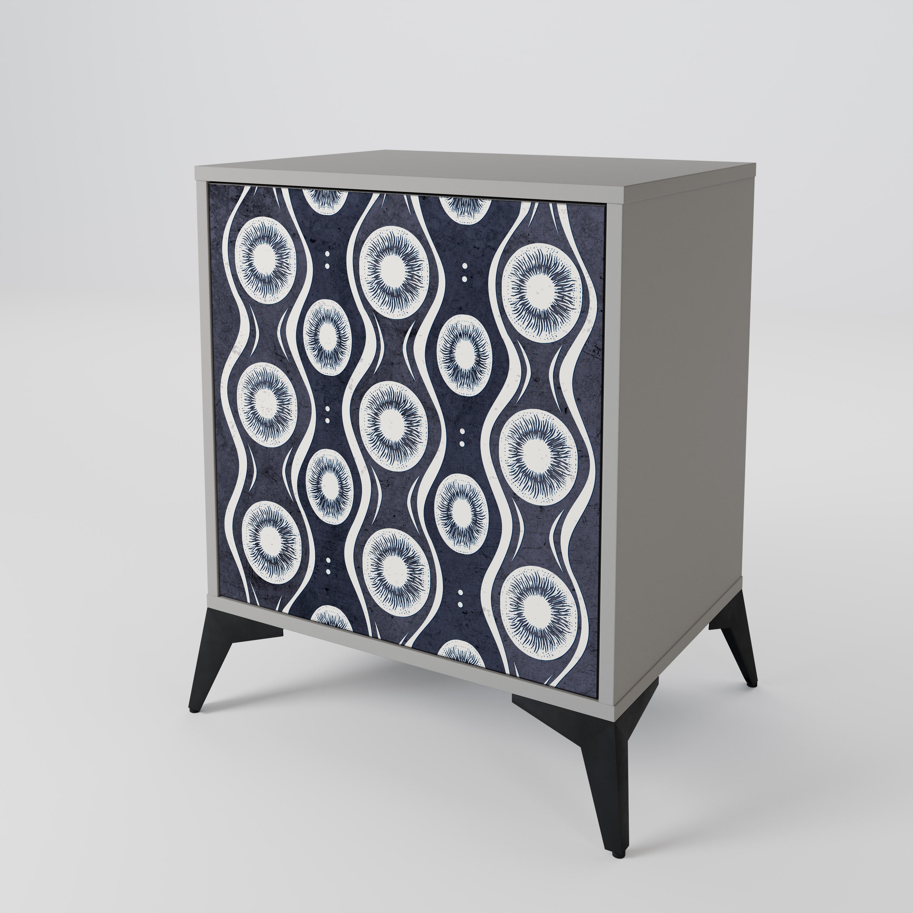 GRAPHITE EYES 1-Door Sideboard