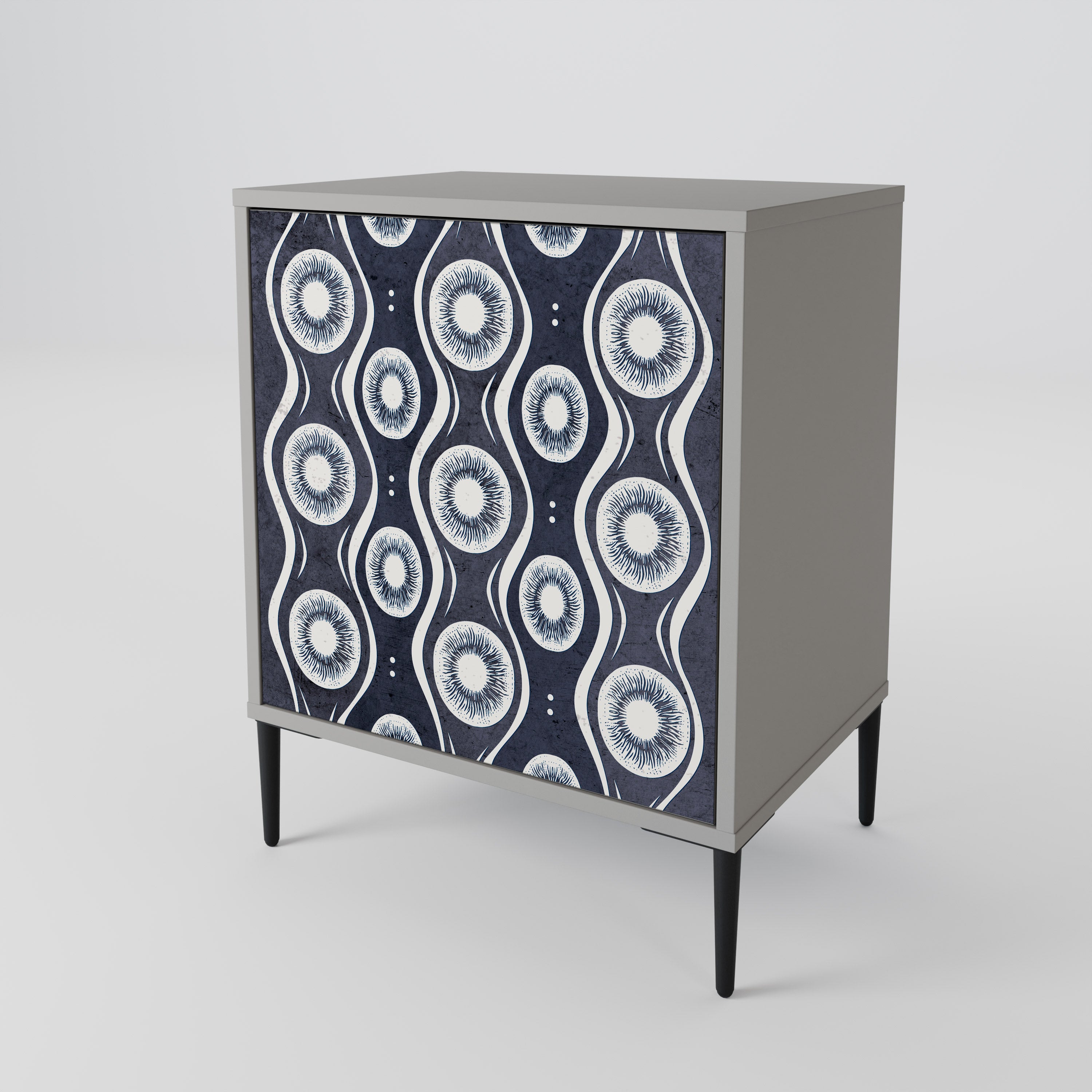GRAPHITE EYES 1-Door Sideboard