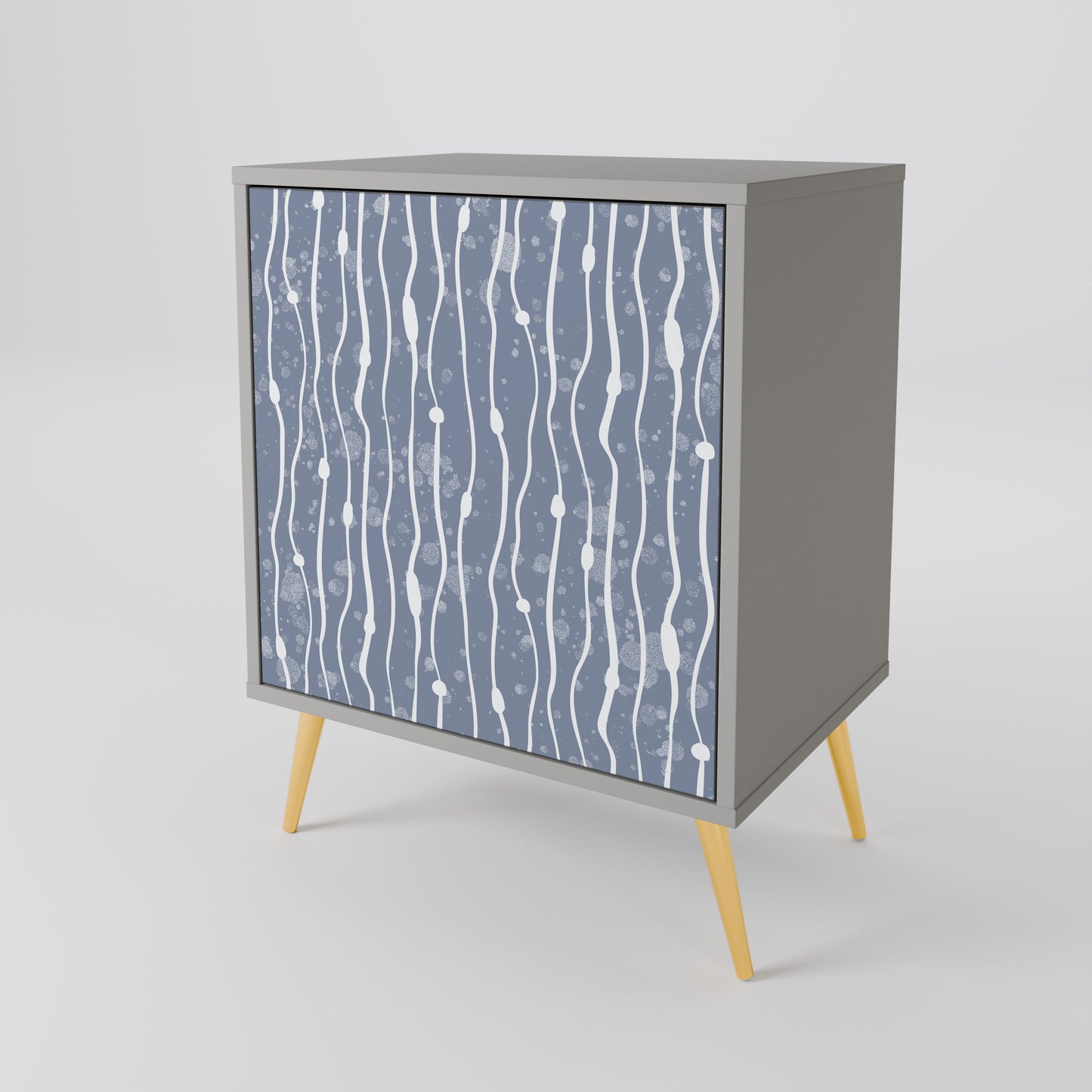 GRAPHITE RAIN 1-Door Sideboard