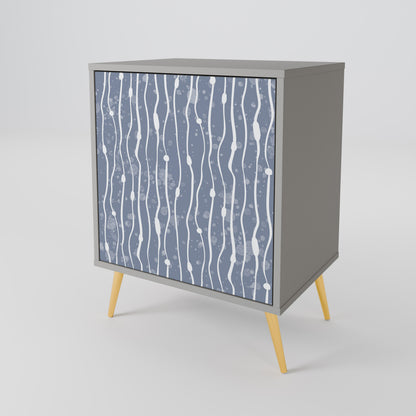 GRAPHITE RAIN 1-Door Sideboard