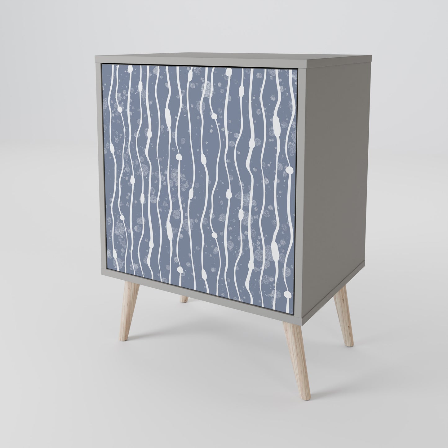 GRAPHITE RAIN 1-Door Sideboard