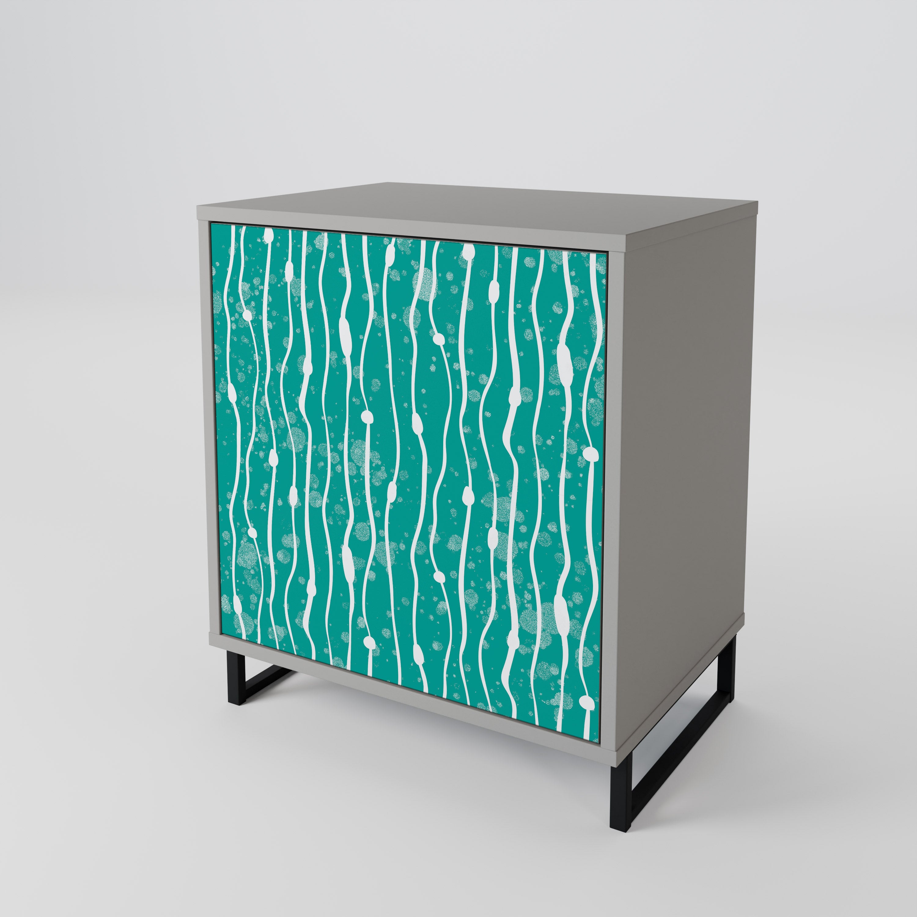 TURQUOISE RAIN 1-Door Sideboard