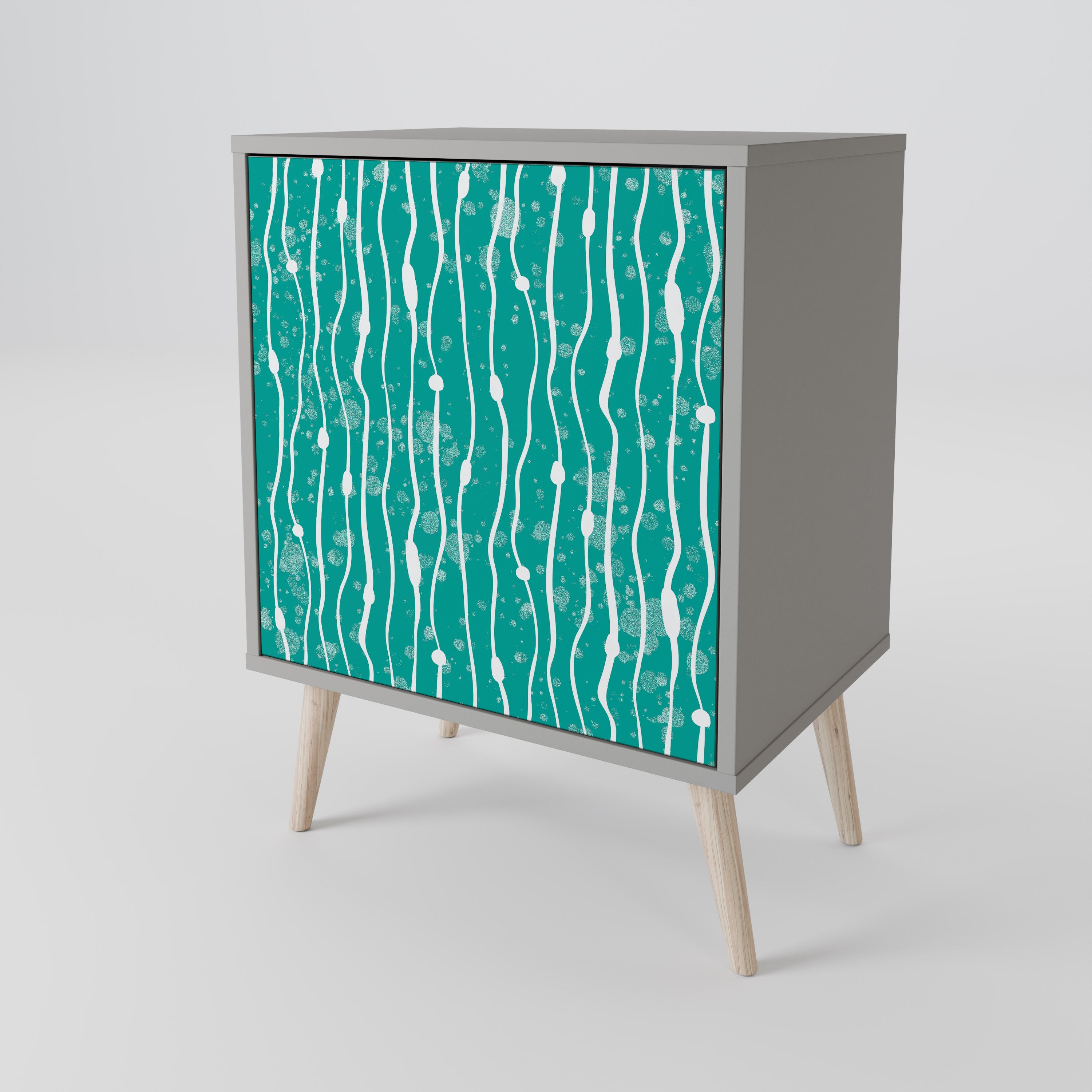 TURQUOISE RAIN 1-Door Sideboard