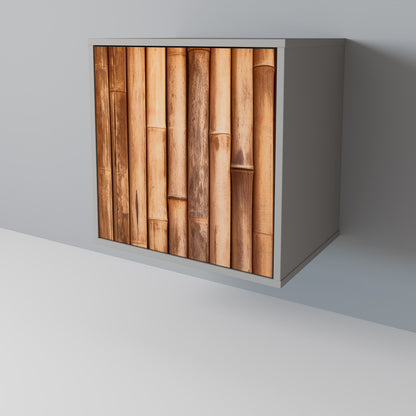 NATURAL WOOD 1-Door Sideboard