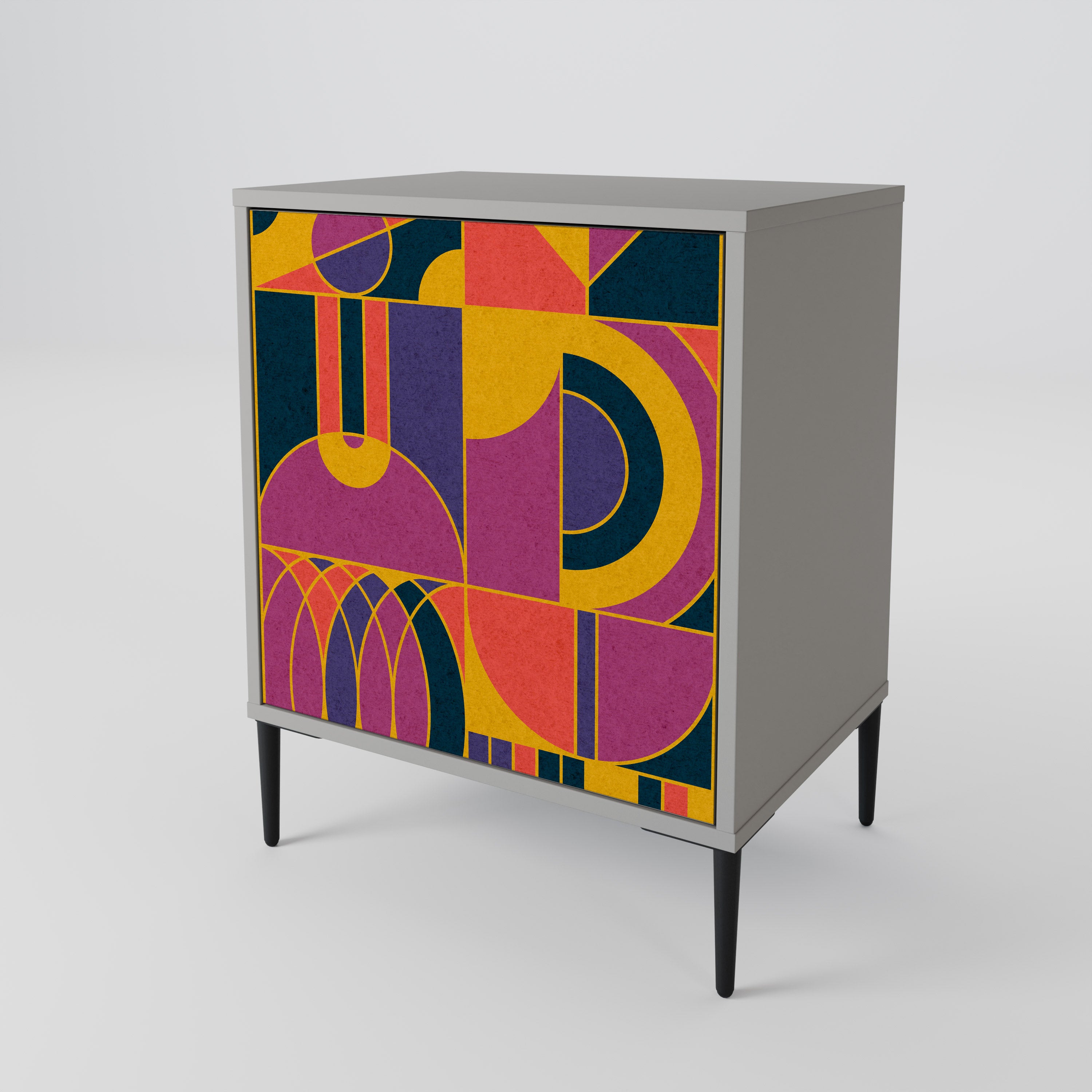 ELECTRIC PATTERNS 1-Door Sideboard
