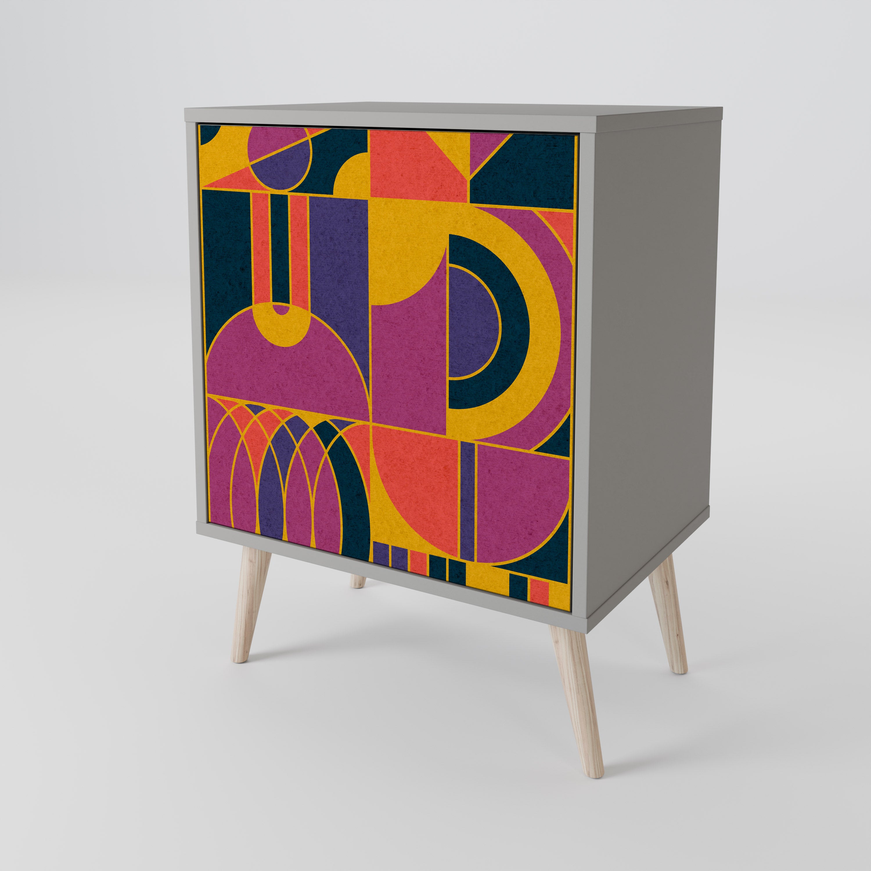 ELECTRIC PATTERNS 1-Door Sideboard