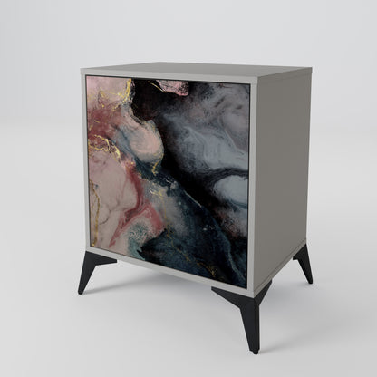GILDED SWIRLS 1-Door Sideboard
