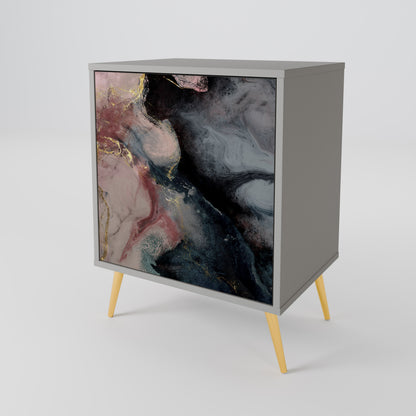 GILDED SWIRLS 1-Door Sideboard