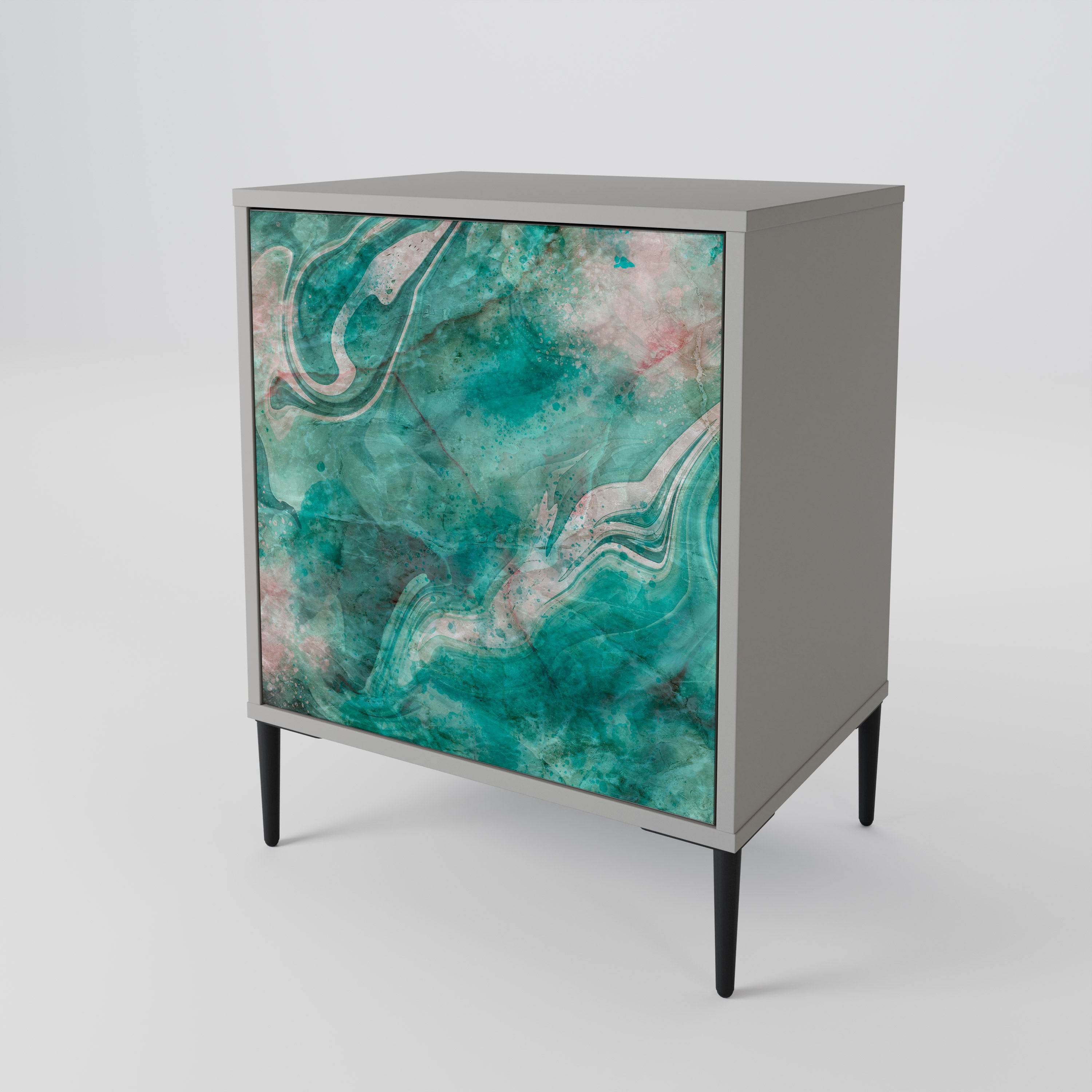 ABSTRACT ALCHEMY 1-Door Sideboard