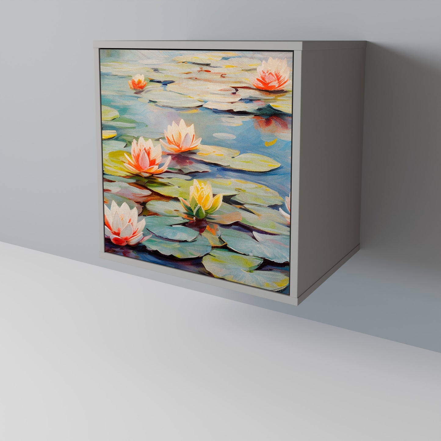 BLOOMING WATERS 1-Door Sideboard