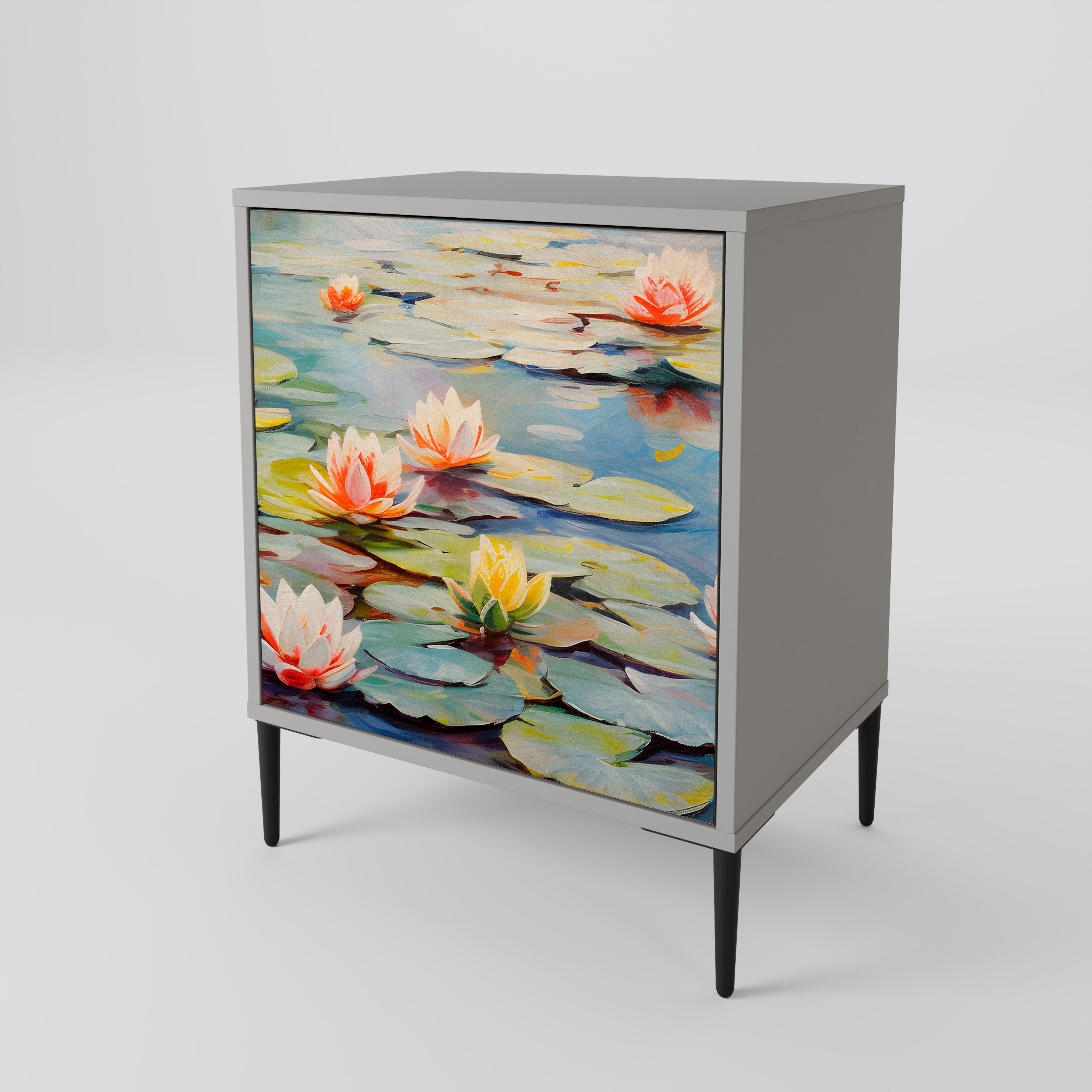 BLOOMING WATERS 1-Door Sideboard