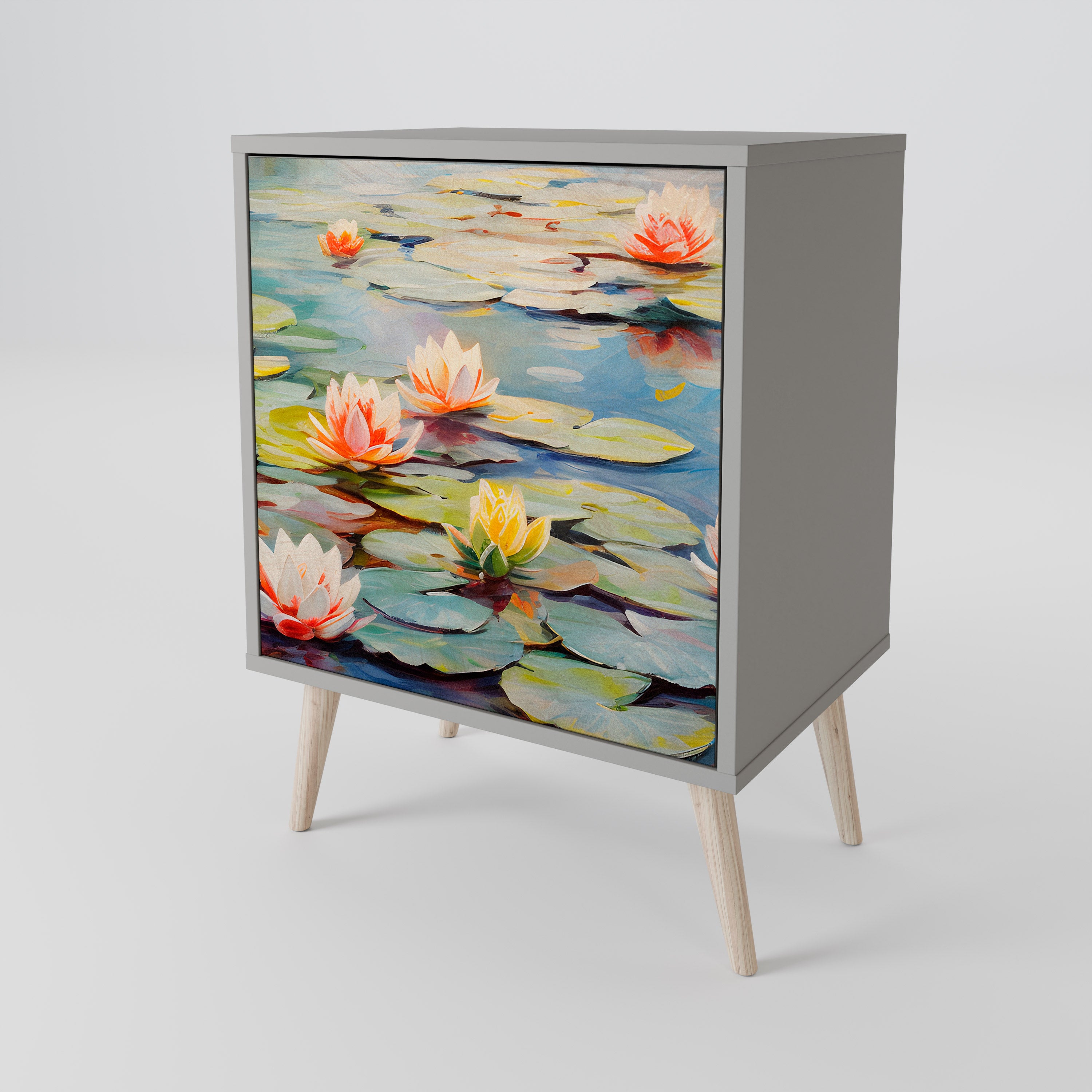 BLOOMING WATERS 1-Door Sideboard