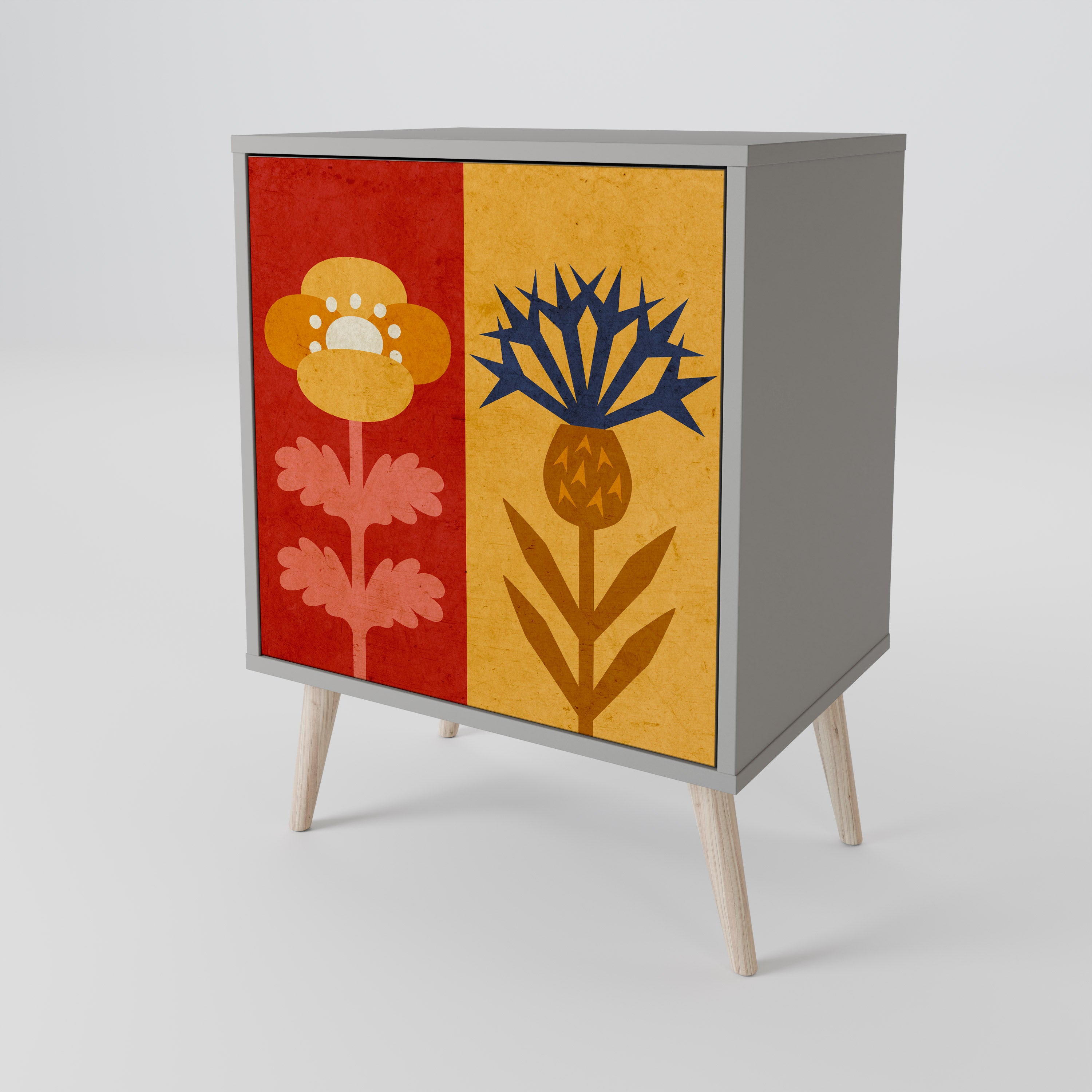 SCANDIC FLOWERET 1-Door Sideboard