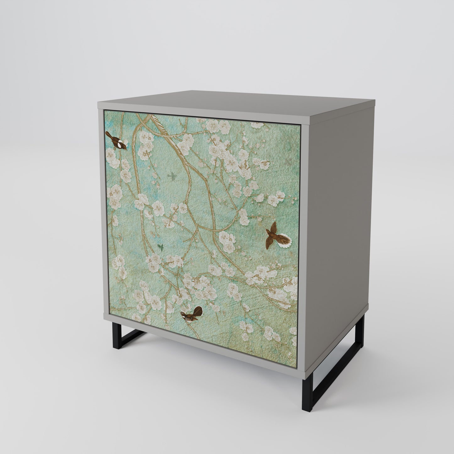 BLOOMING CHARM 1-Door Sideboard