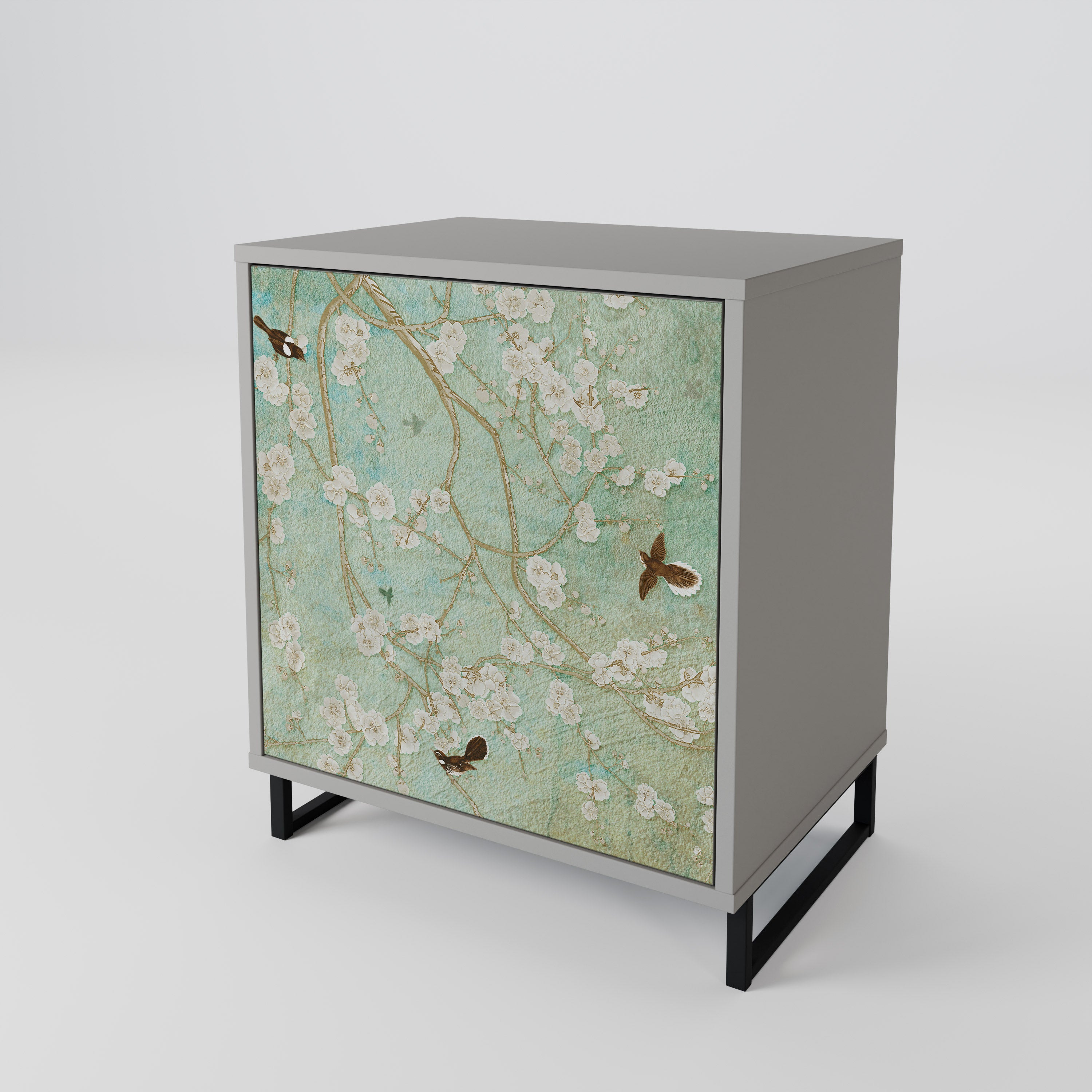 BLOOMING CHARM 1-Door Sideboard