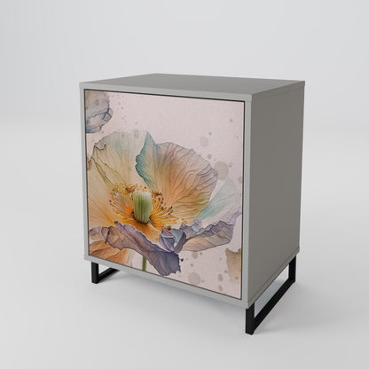 SOFTEN POPPY 1-Door Sideboard
