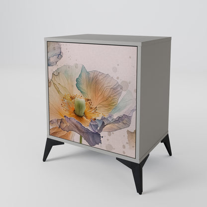 SOFTEN POPPY 1-Door Sideboard